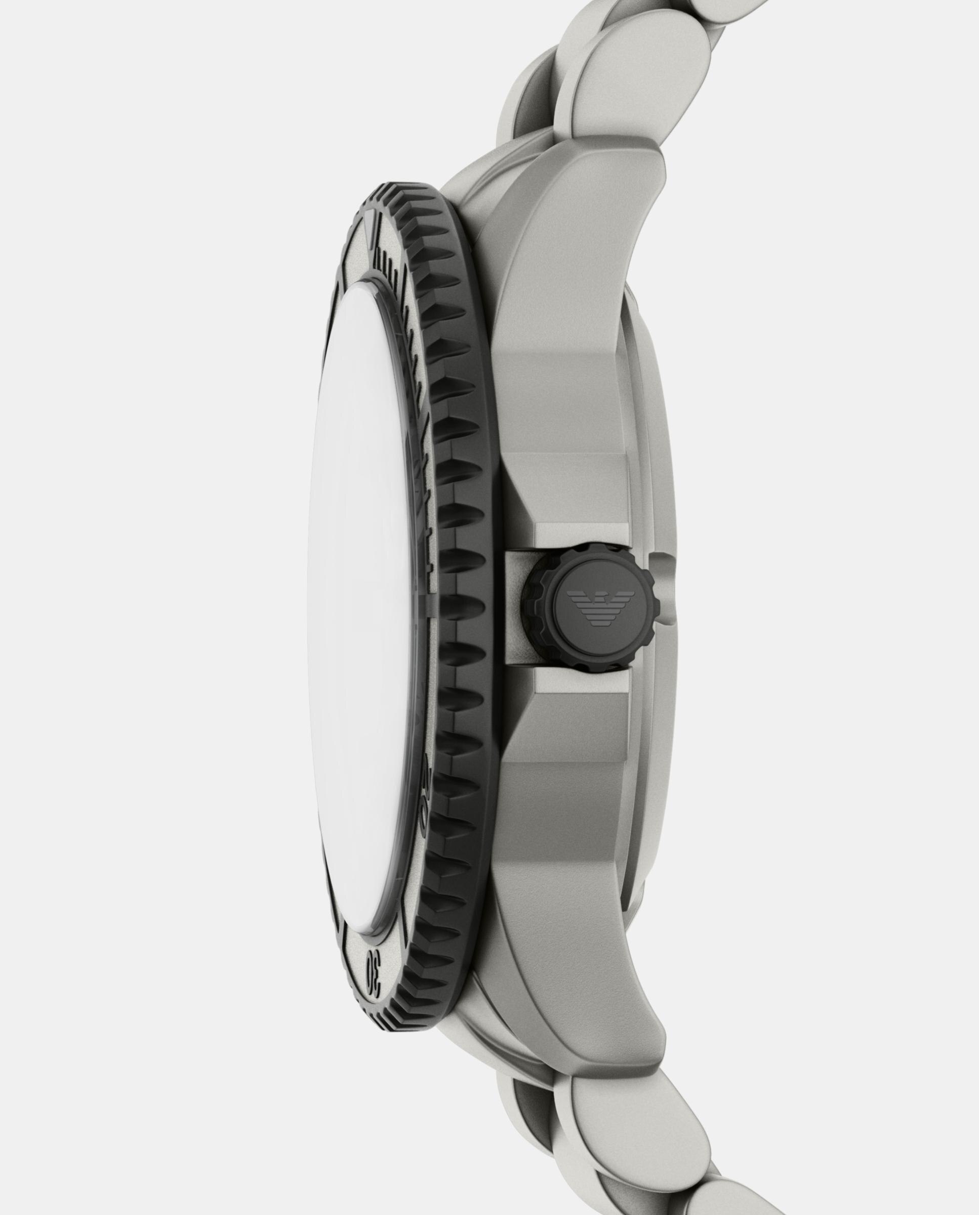 Reloj de hombre ar60099 automático sea explorer de titanio - Emporio Armani - Gris Gris-3