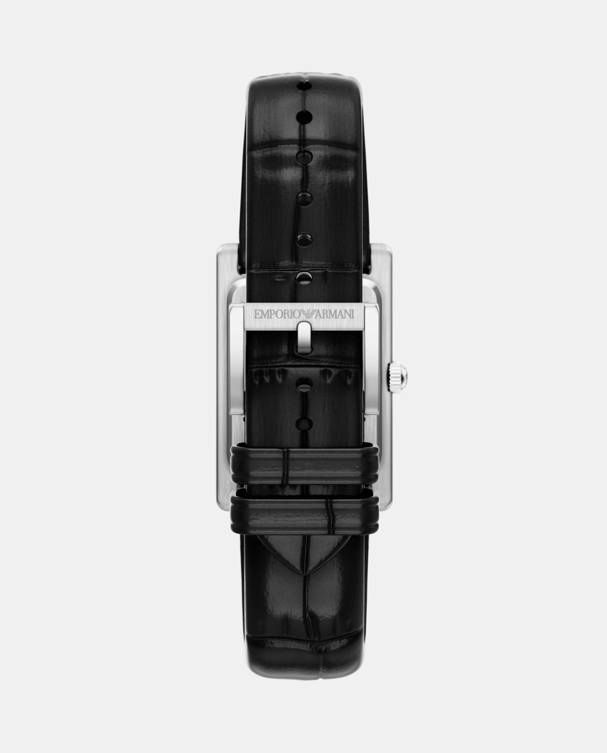 Reloj de hombre ar11816 confeccionado en piel con dos agujas - Emporio Armani - Plateado Plateado-2