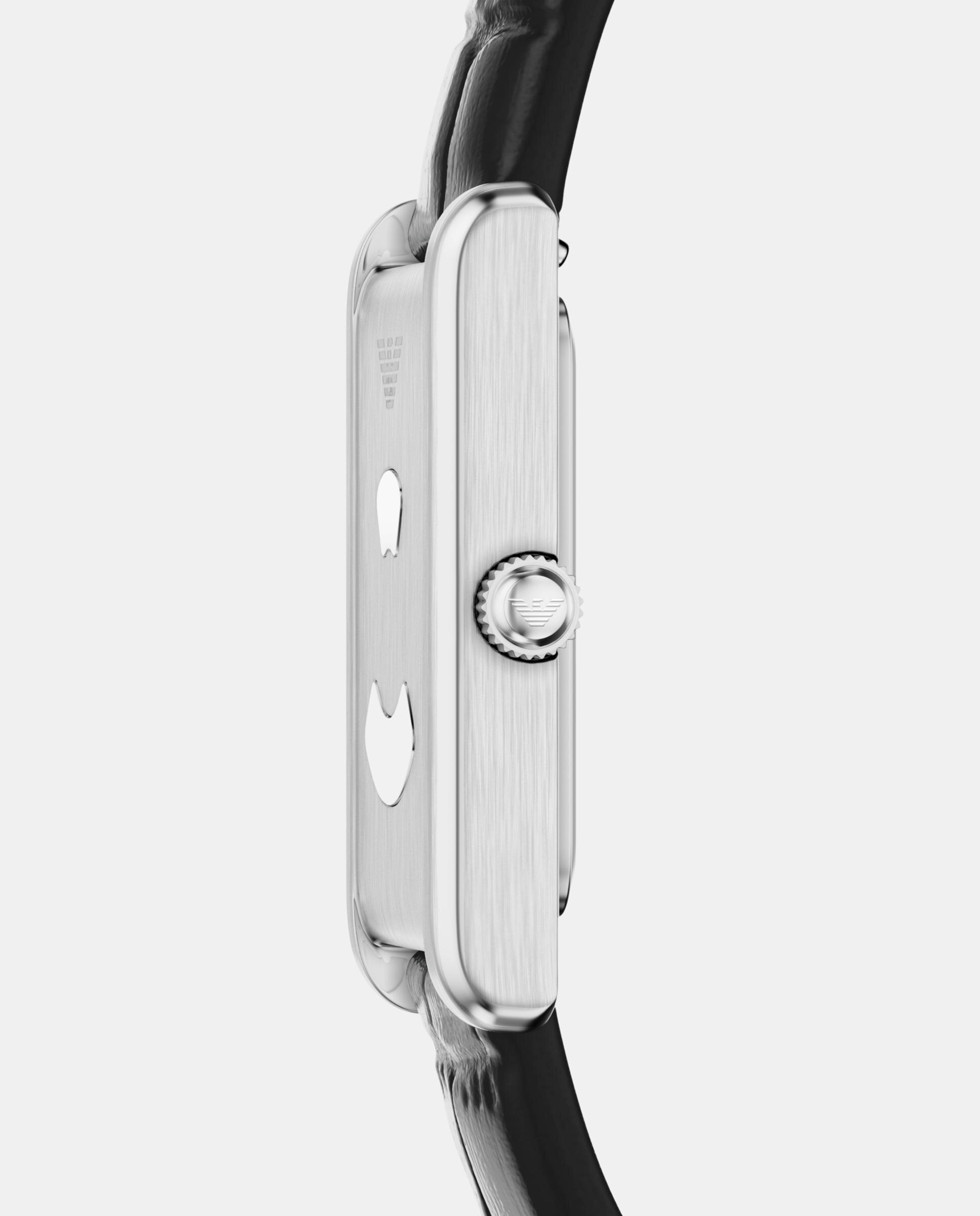 Reloj de hombre ar11816 confeccionado en piel con dos agujas - Emporio Armani - Plateado Plateado-3