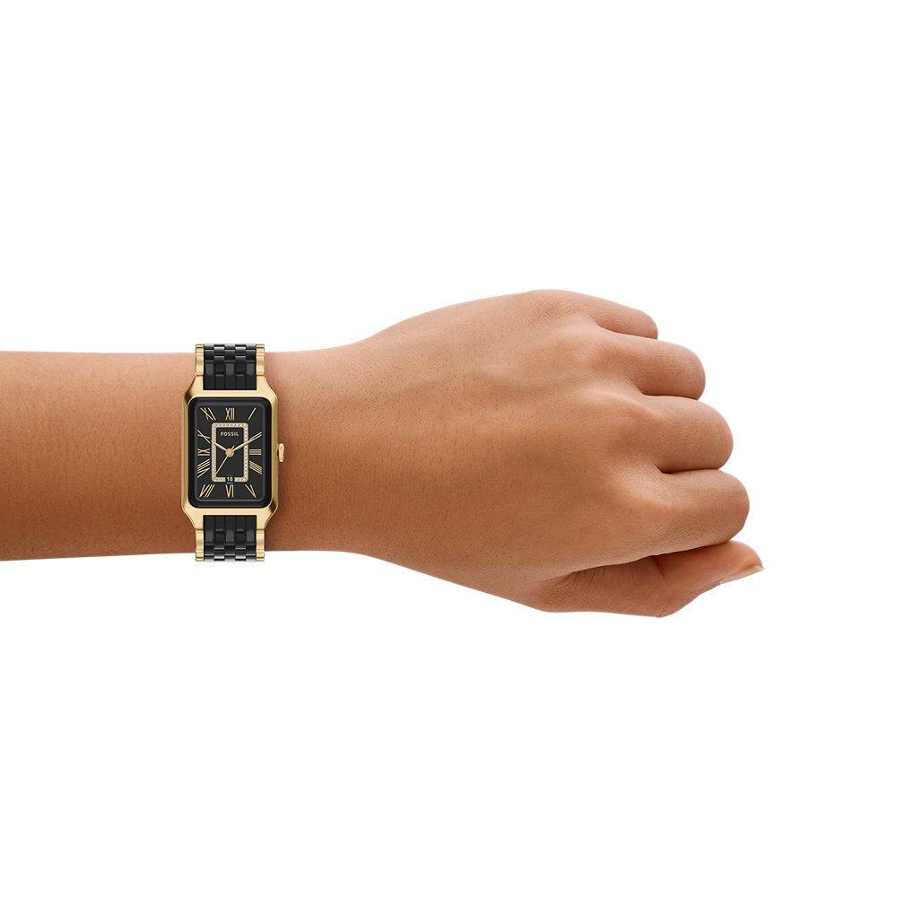 Reloj de mujer ce1136 raquel de acero inoxidable con tres agujas y fecha - Fossil - Dorado Dorado-5
