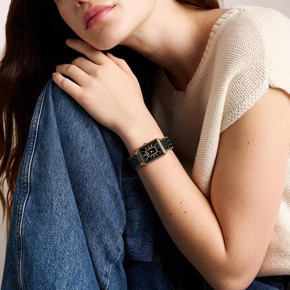 Reloj de mujer ce1136 raquel de acero inoxidable con tres agujas y fecha - Fossil - Dorado Dorado-6