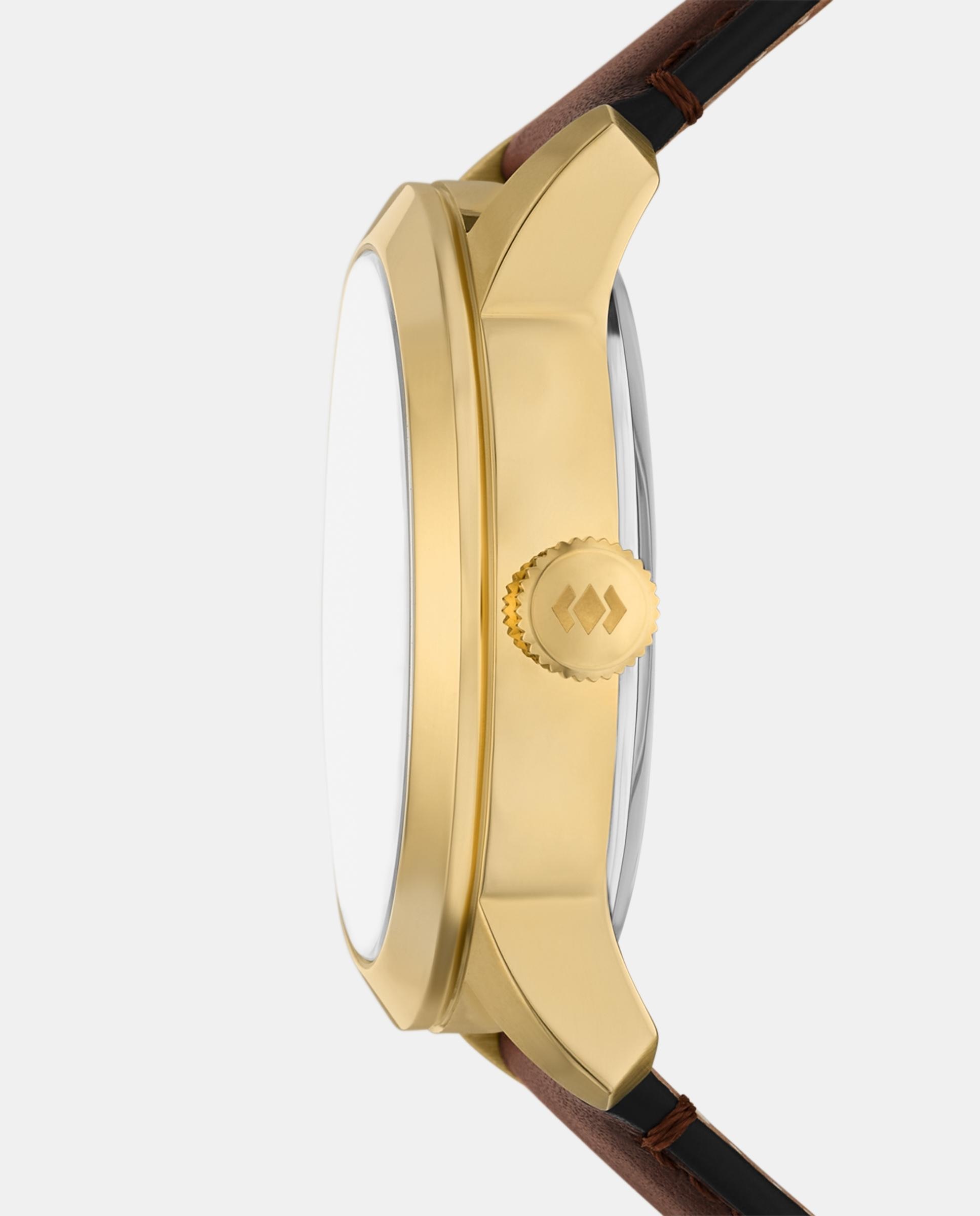 Reloj de hombre fs6190 neutra de acero inoxidable con cronógrafo - Fossil - Plateado Plateado-3