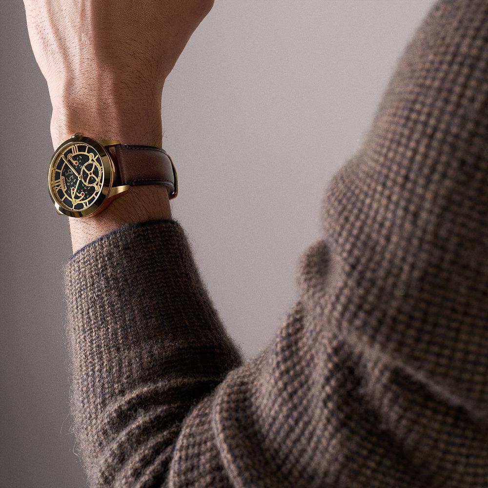 Reloj de hombre fs6190 neutra de acero inoxidable con cronógrafo - Fossil - Plateado Plateado-4