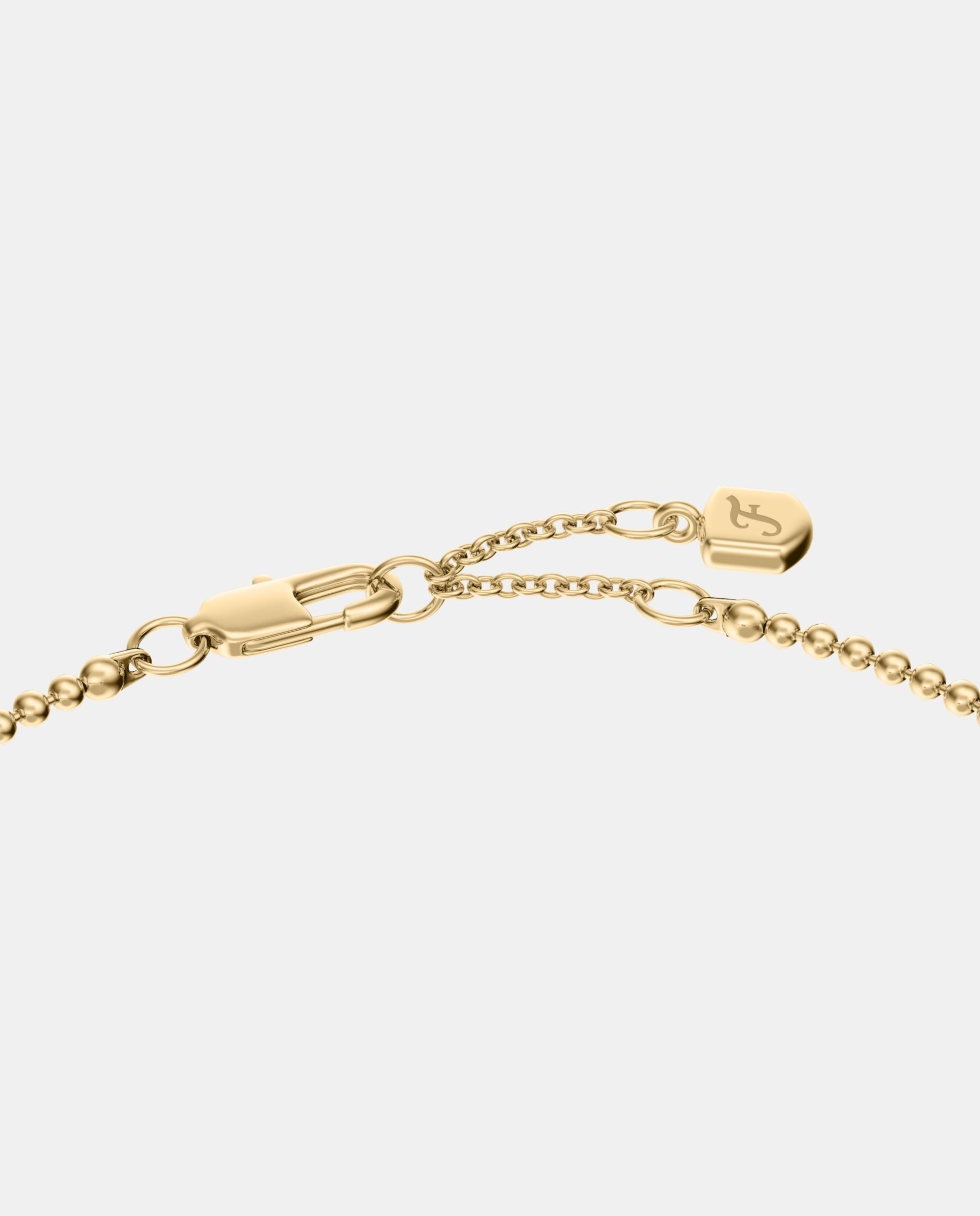 Pulsera de mujer de estaciones harlow en acero inoxidable con rondelles y perlas acrílicas - Fossil - Plateado Plateado-3