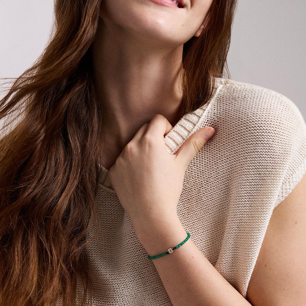 Pulsera de mujer sutton mini moments y charm de trébol - Fossil - Verde Verde-4