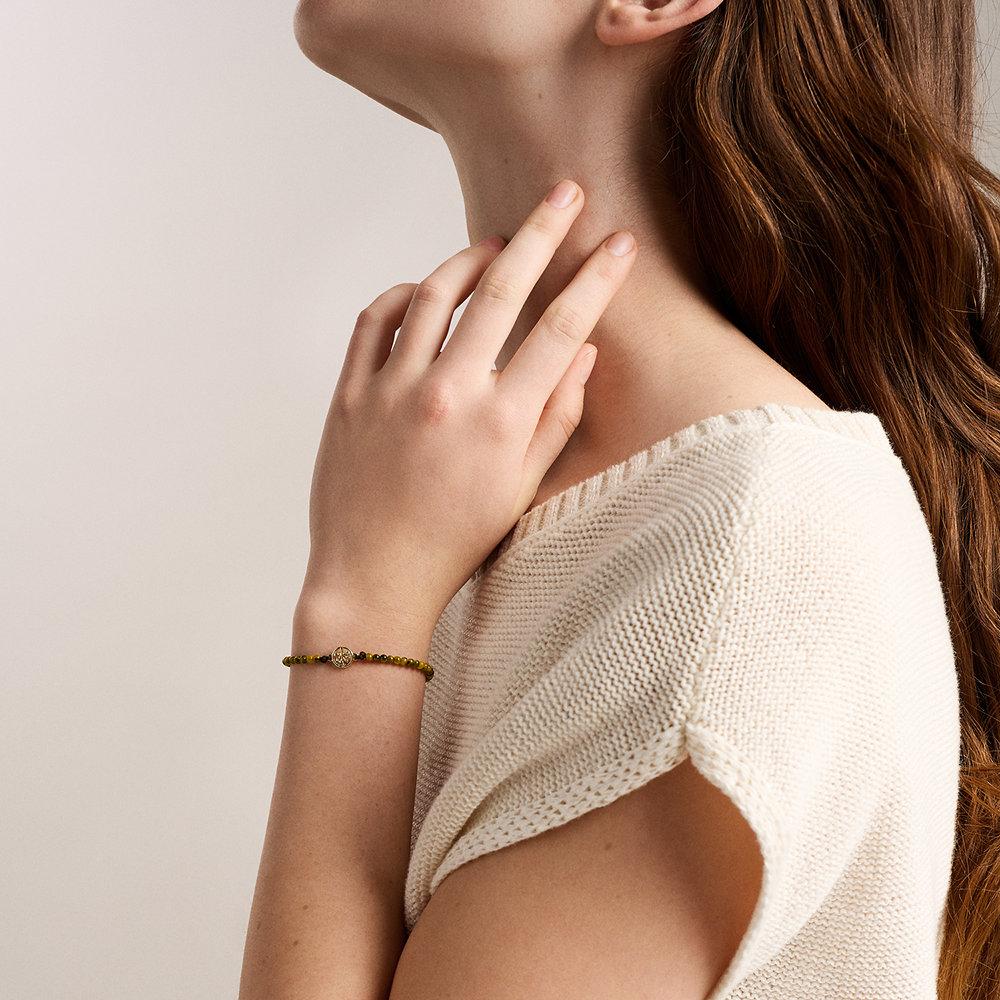 Pulsera de mujer ja7326710 sutton mini moments con árbol de la vida y cuentas marrones - Fossil - Dorado Dorado-4