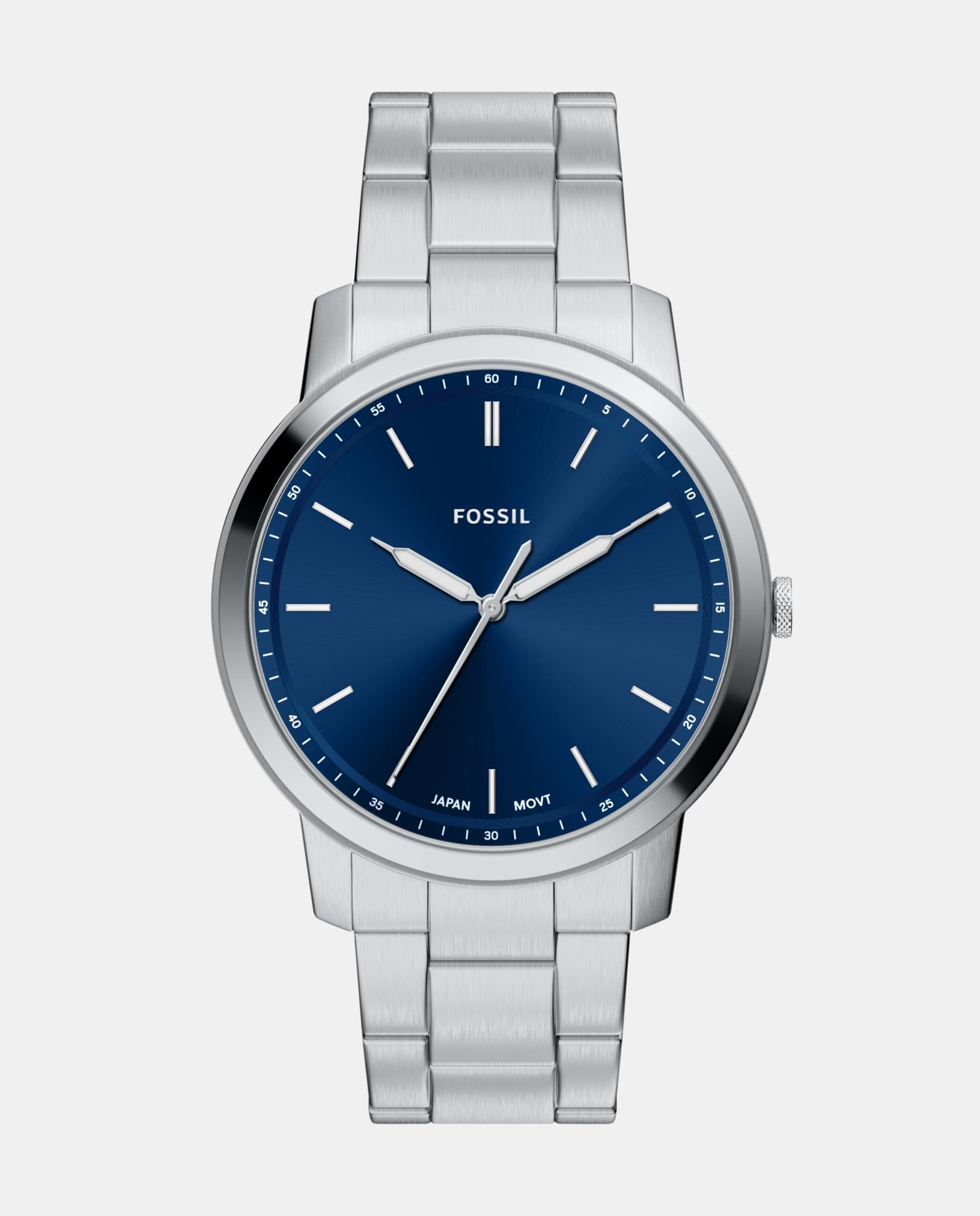 Imagen 0 de Reloj de hombre everett chronograph de acero inoxidable Plateado