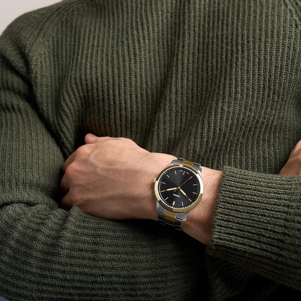 Reloj de hombre fs6189 minimalist de acero inoxidable con tres agujas - Fossil - Plateado Plateado-6