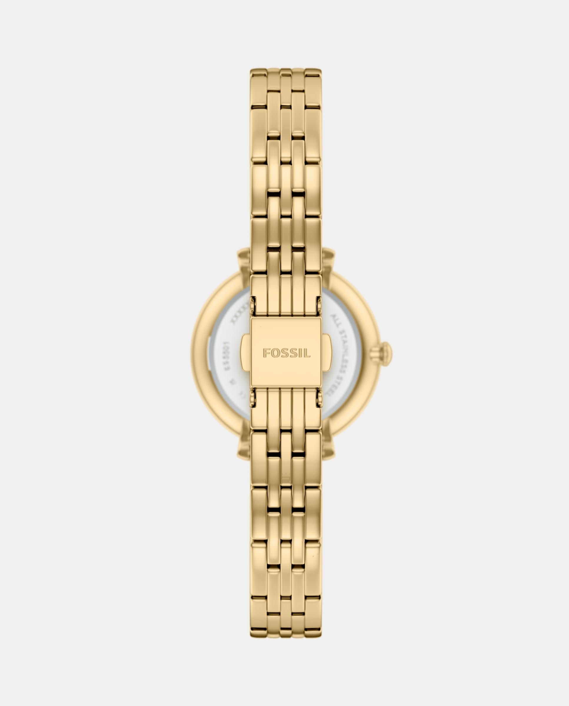Reloj de mujer es5501 everett de acero inoxidable con tres agujas - Fossil - Dorado Dorado-2
