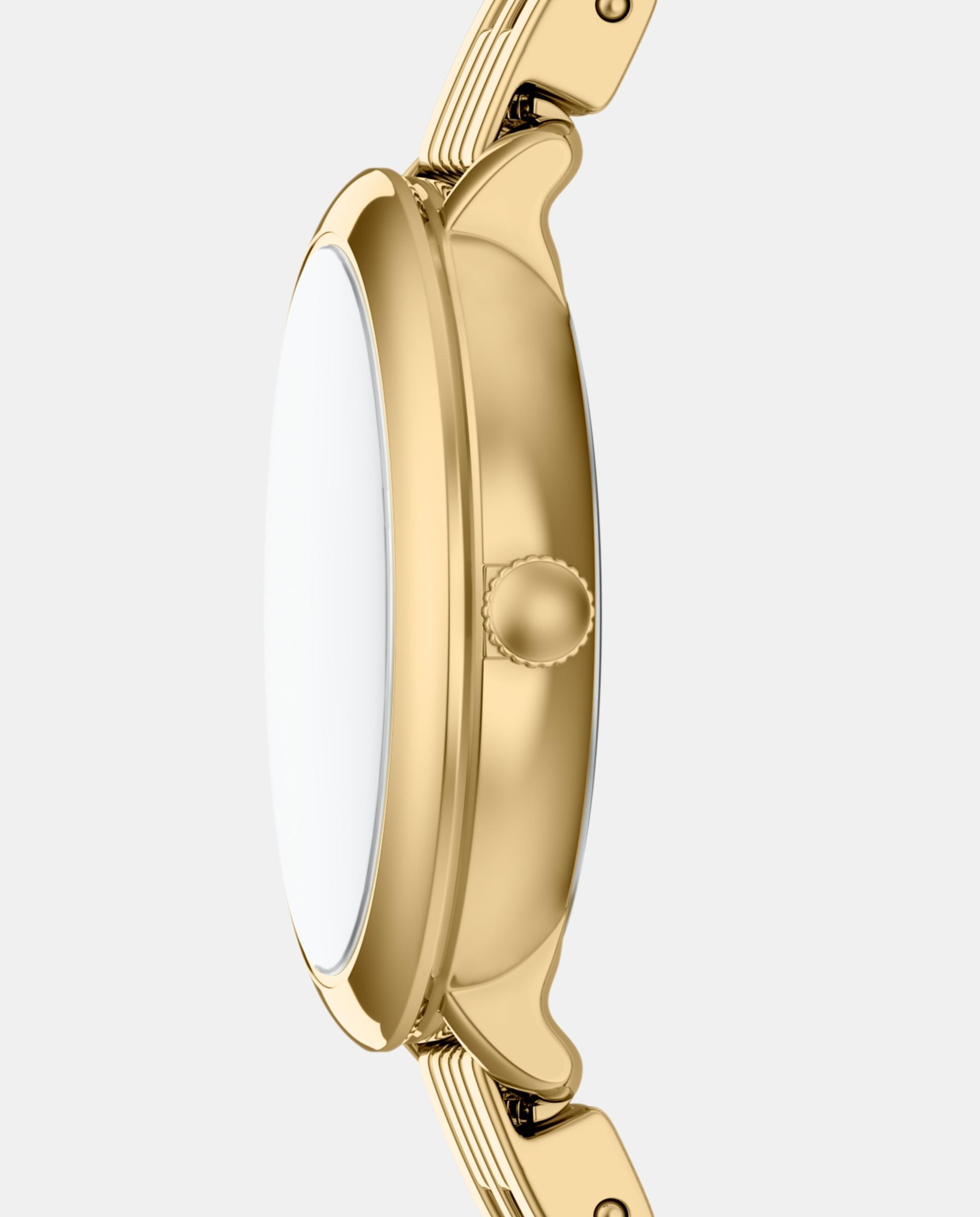 Reloj de mujer es5501 everett de acero inoxidable con tres agujas - Fossil - Dorado Dorado-3