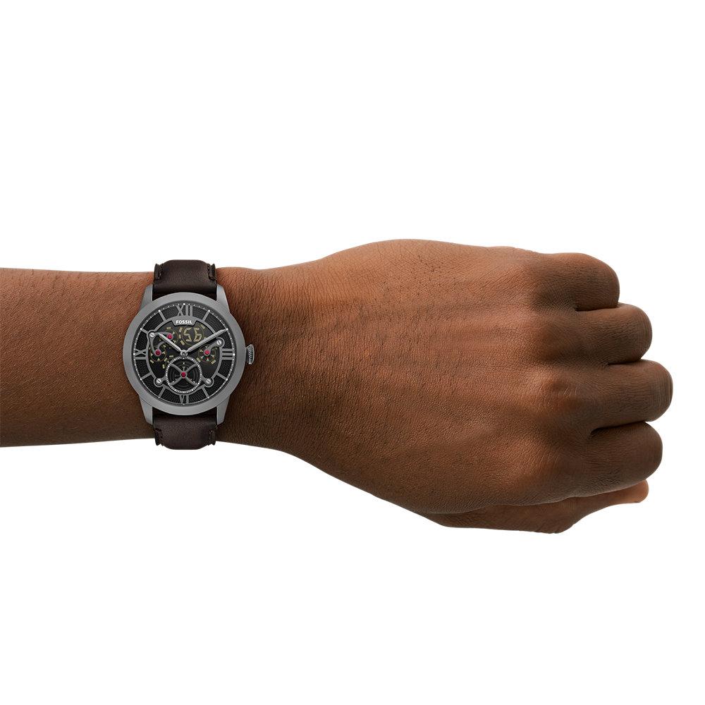 Reloj de hombre fs6192 townsman big tic de piel - Fossil - Dorado Dorado-5