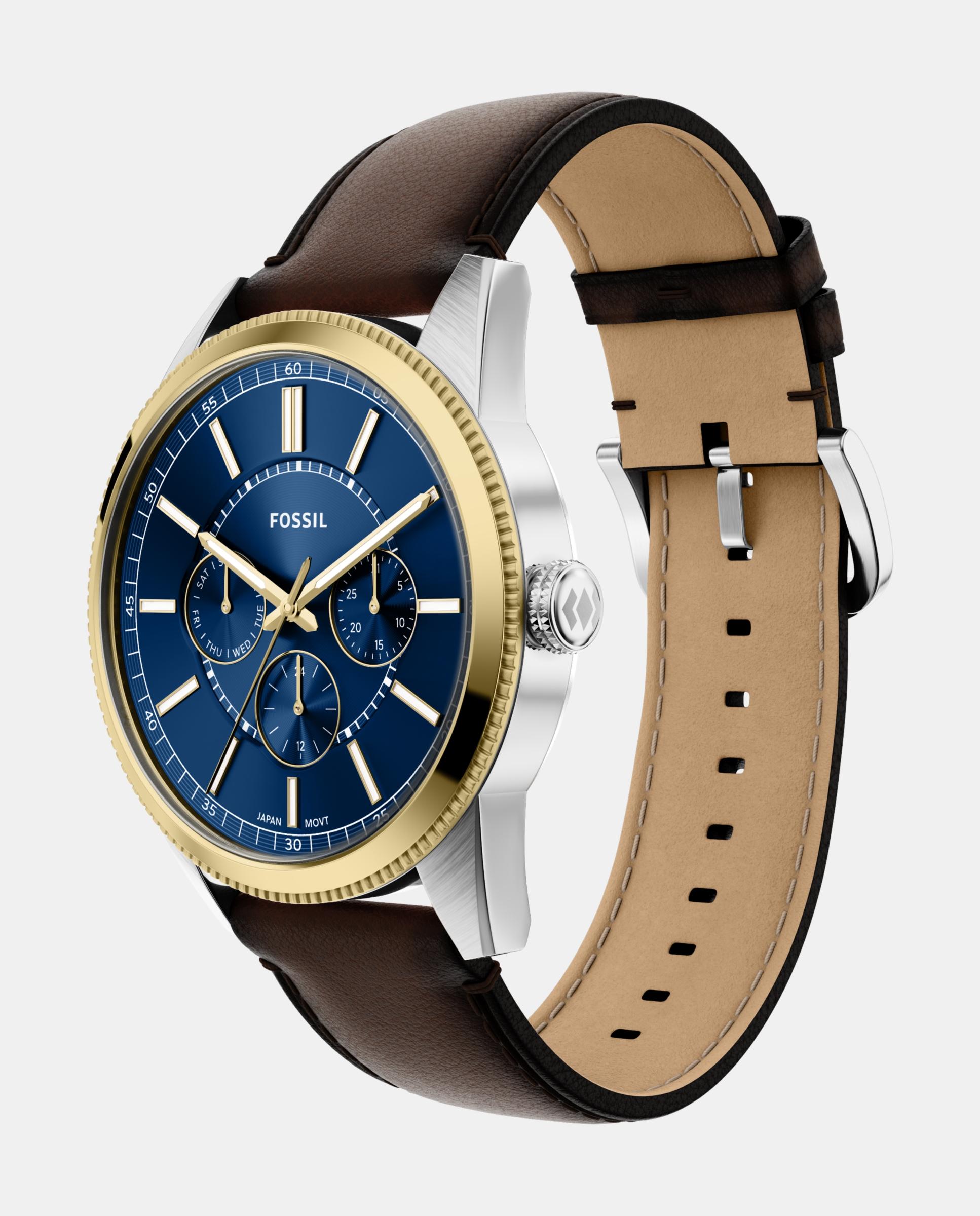 Reloj de hombre fs6192 townsman big tic de piel - Fossil - Plateado Plateado-4