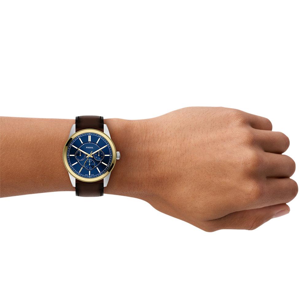 Reloj de hombre fs6192 townsman big tic de piel - Fossil - Plateado Plateado-6