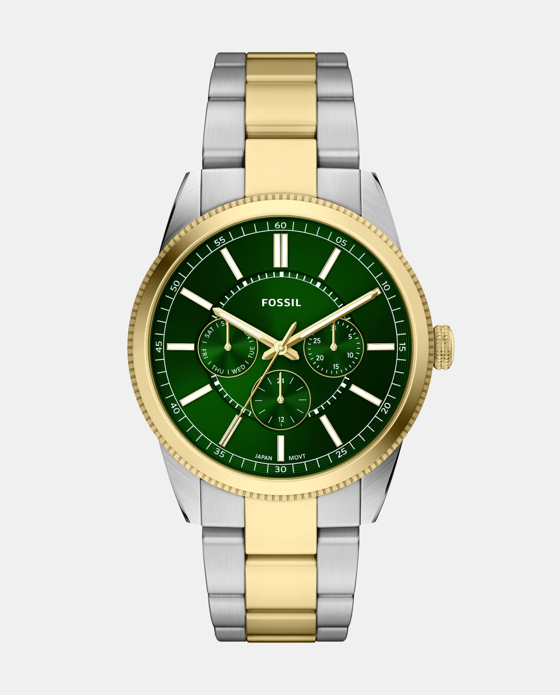 Imagen 0 de Reloj de hombre multifunción pearson de piel Dorado