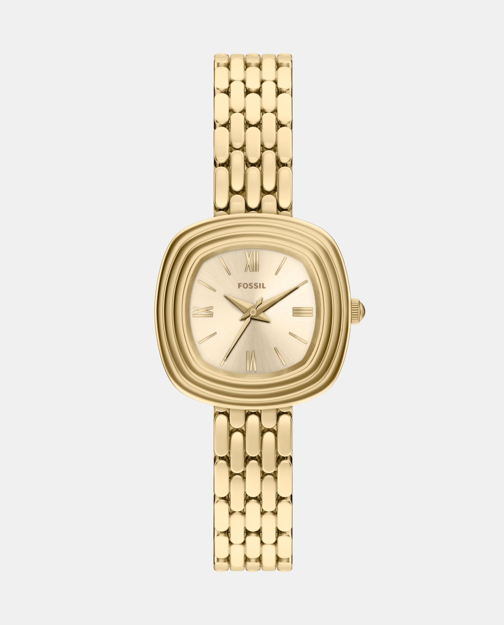 Imagen 0 de Reloj de mujer heidi de acero inoxidable con tres agujas Dorado