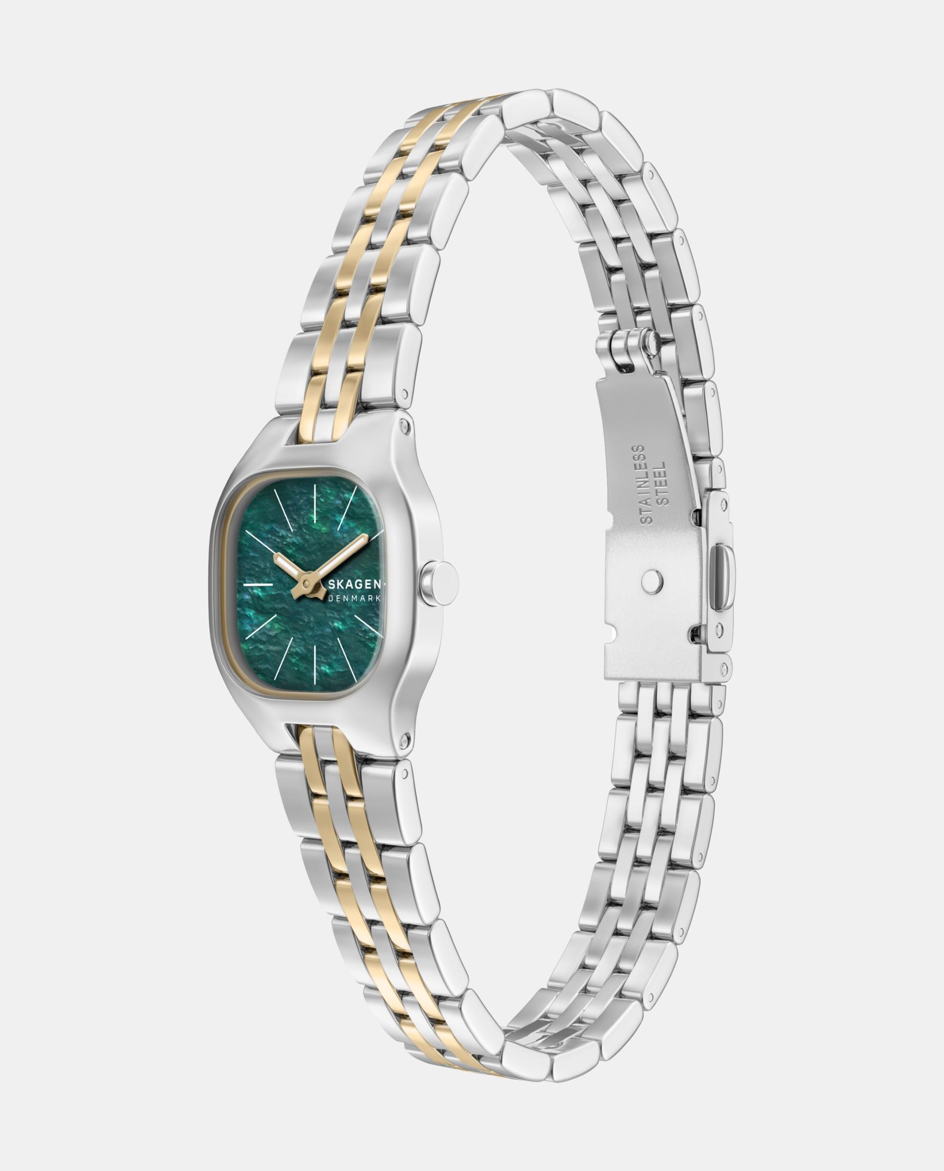 Reloj de mujer skw3187 hagen micro de acero inoxidable con dos agujas - Skagen - Dorado Dorado-4