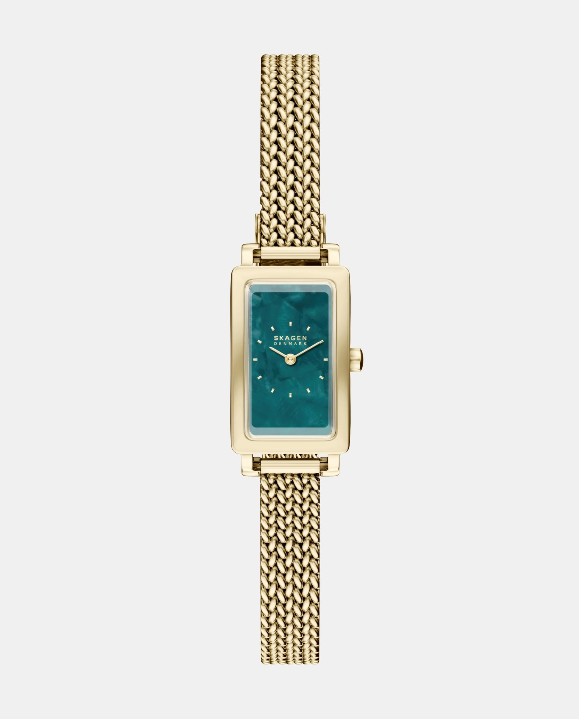 Imagen 0 de Reloj de mujer anita ovalado de acero inoxidable Dorado