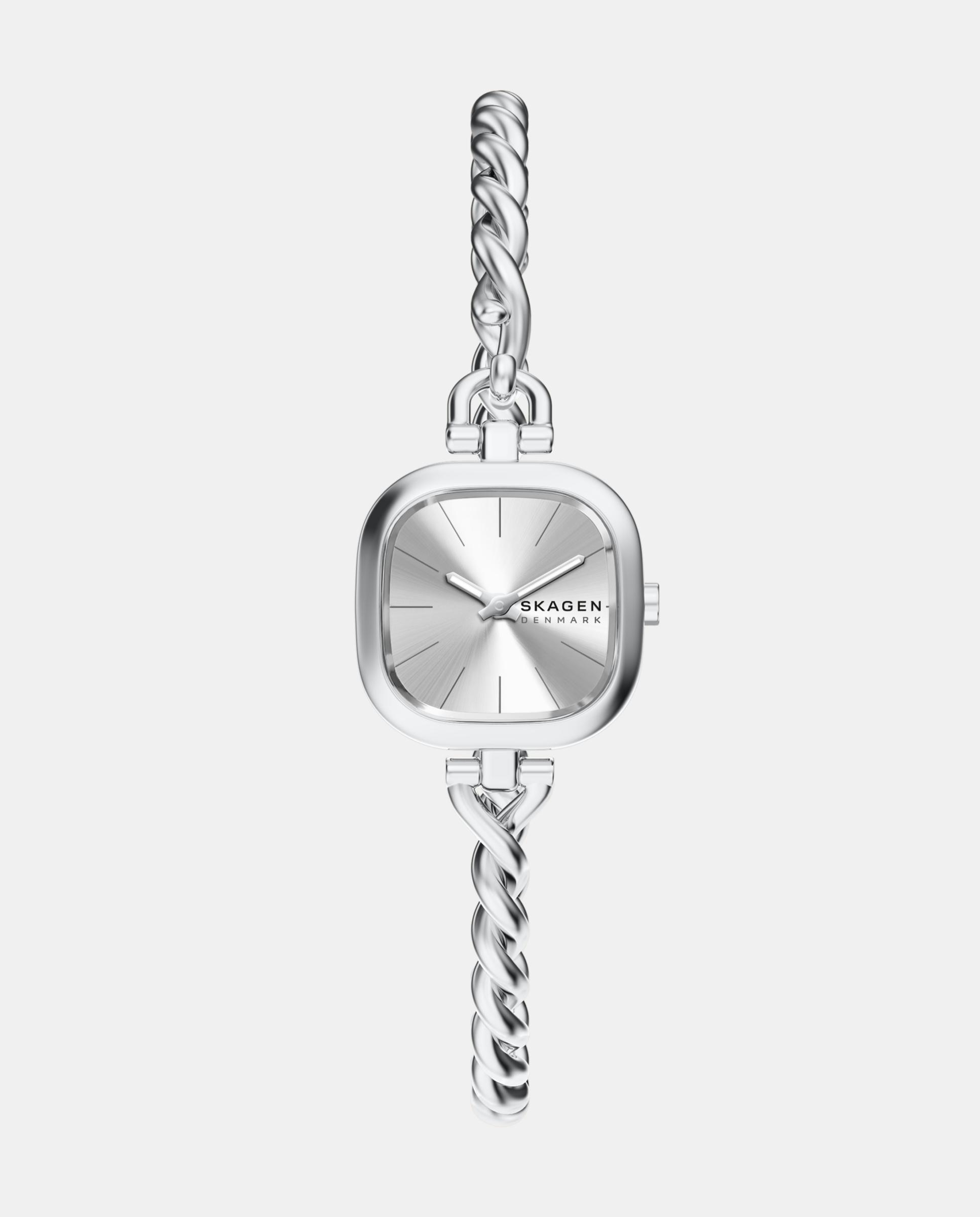 Imagen 0 de Reloj de mujer freja lille de acero inoxidable con dos agujas Plateado