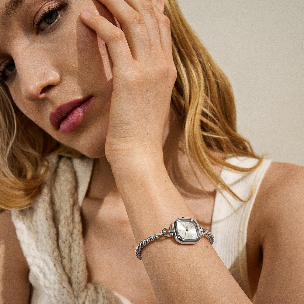Reloj de mujer skw3197 freja lille de acero inoxidable con dos agujas - Skagen - Plateado Plateado-5
