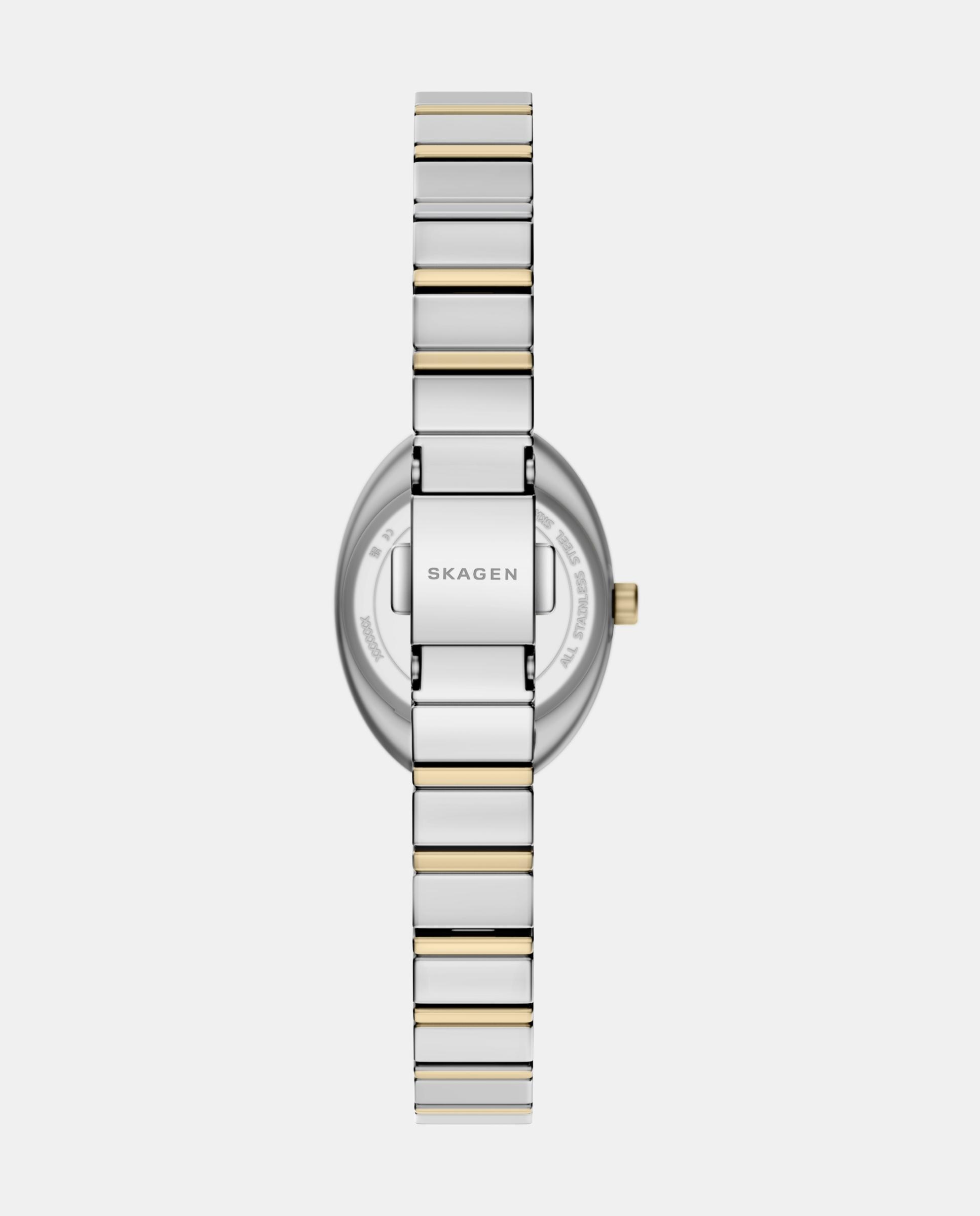 Reloj de mujer skw3198 mellem micro de acero inoxidable con dos agujas - Skagen - Plateado Plateado-2