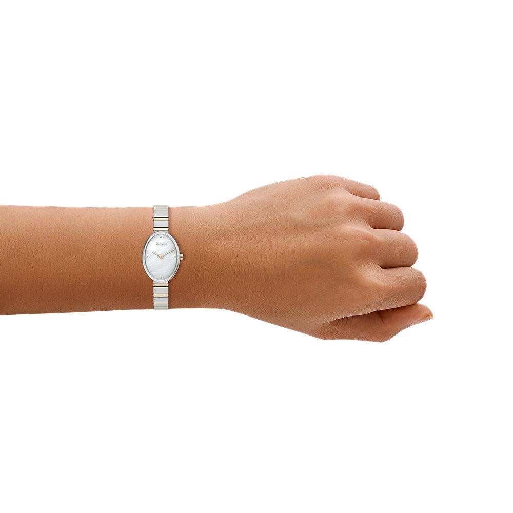 Reloj de mujer skw3198 mellem micro de acero inoxidable con dos agujas - Skagen - Plateado Plateado-6