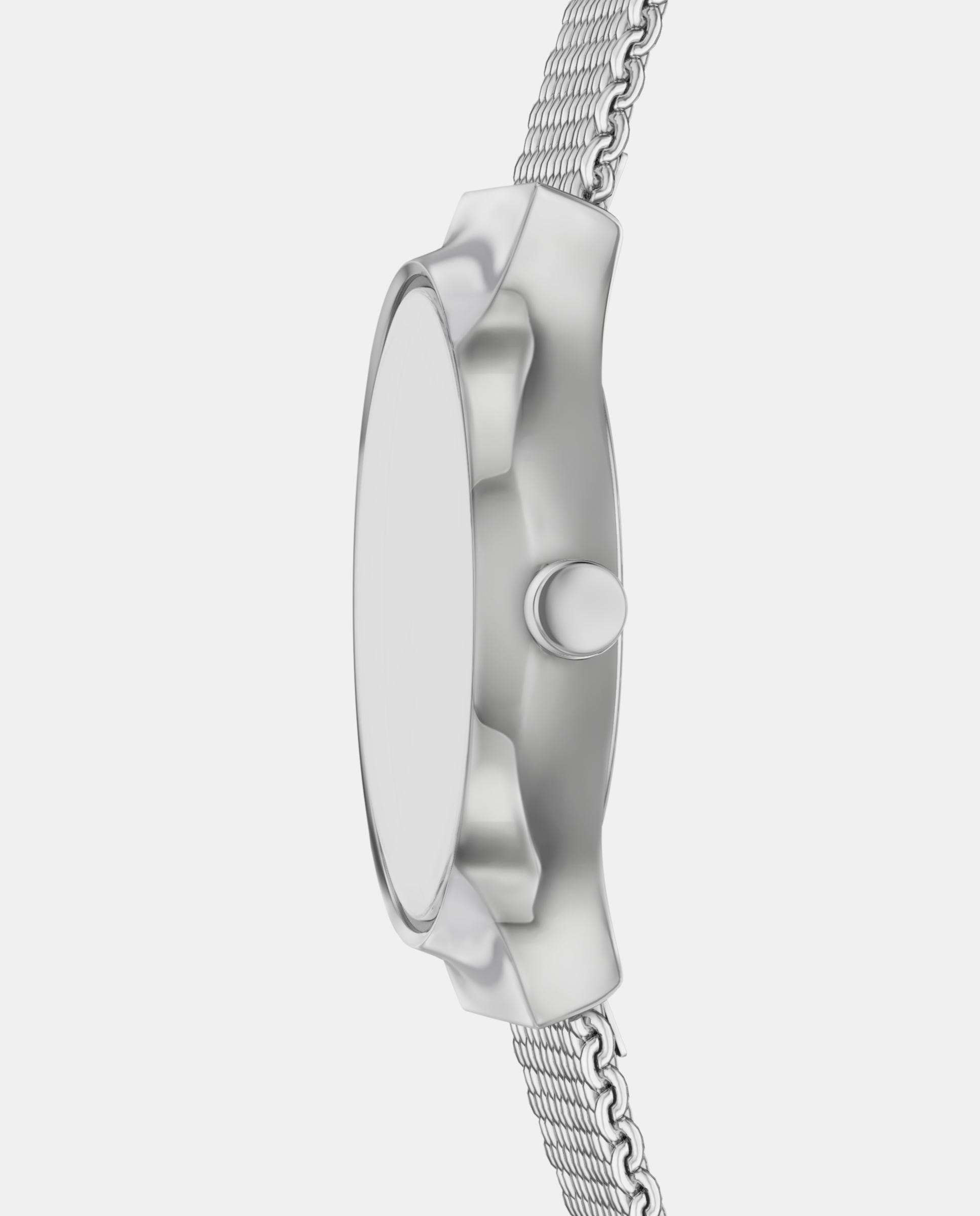 Reloj de mujer skw3188 mellem micro de acero inoxidable con dos agujas - Skagen - Plateado Plateado-3