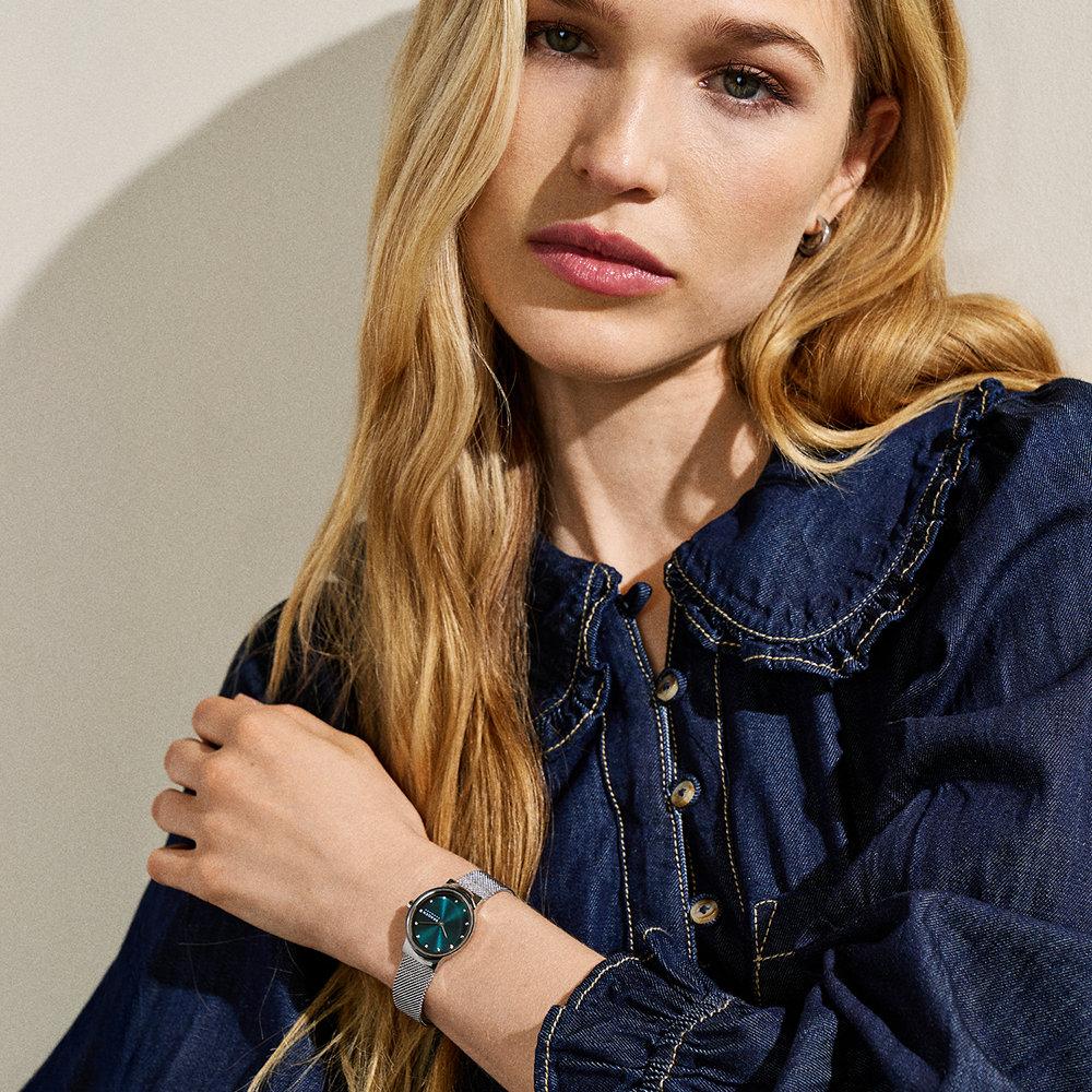 Reloj de mujer skw3188 mellem micro de acero inoxidable con dos agujas - Skagen - Plateado Plateado-5