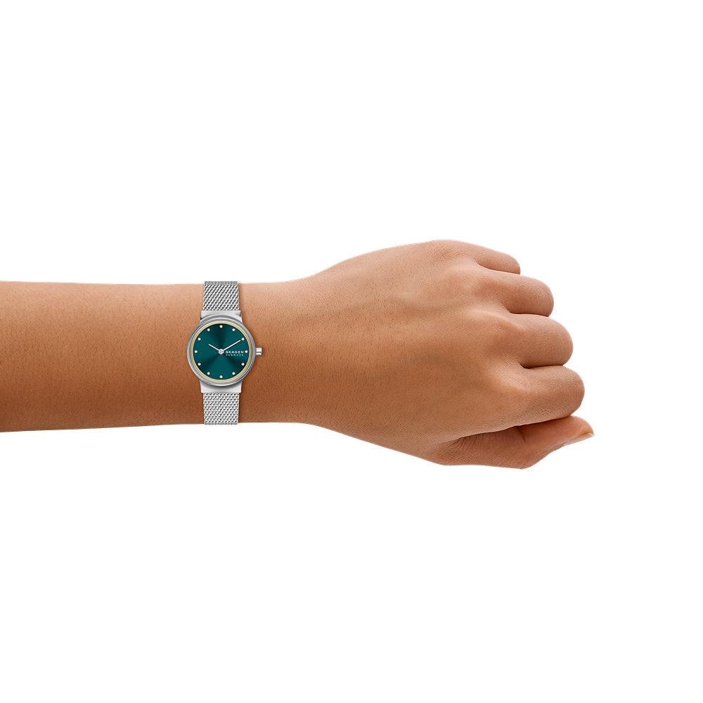 Reloj de mujer skw3188 mellem micro de acero inoxidable con dos agujas - Skagen - Plateado Plateado-6