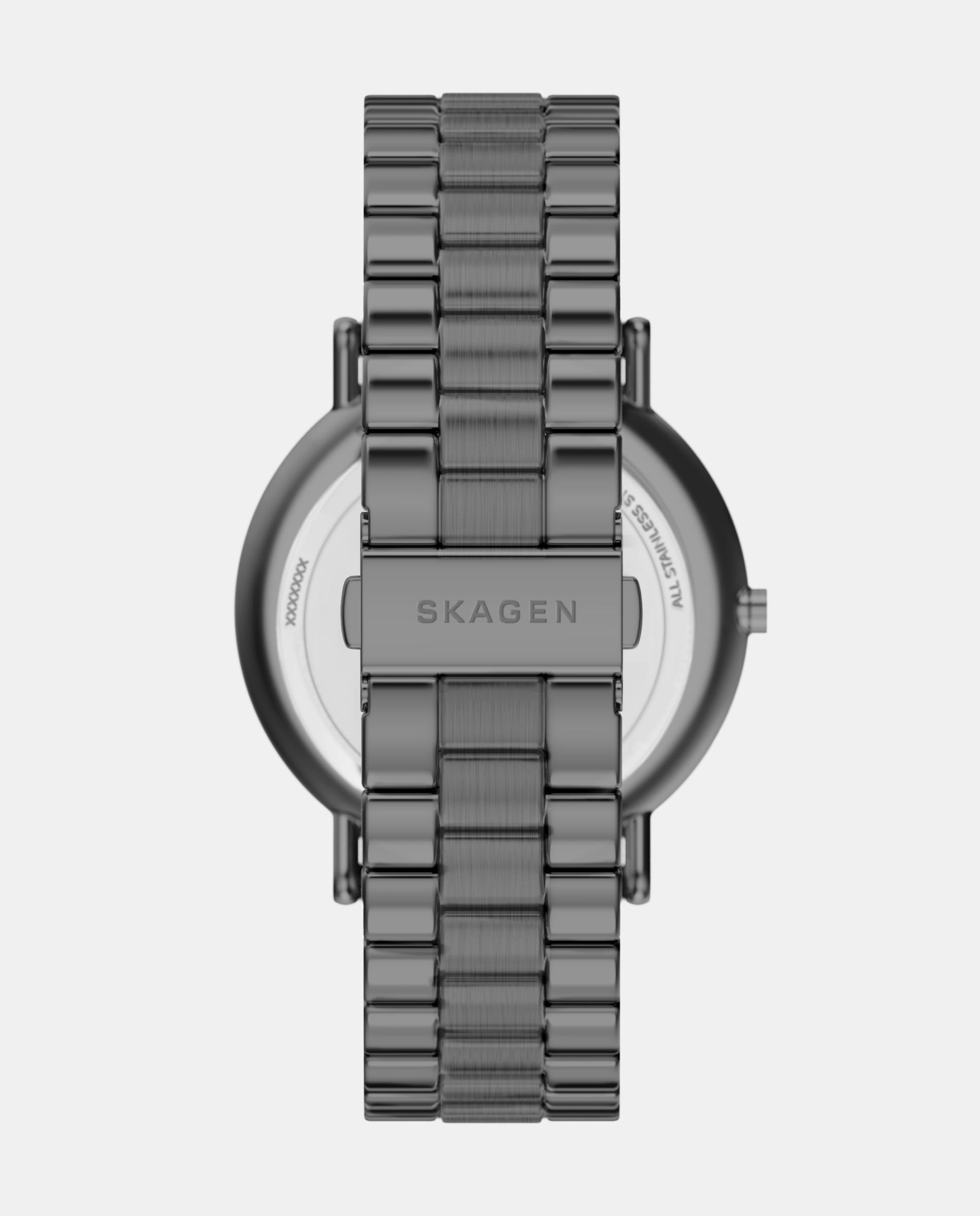 Reloj de hombre skw6951 signatur de acero inoxidable con tres agujas - Skagen - Plateado Plateado-2