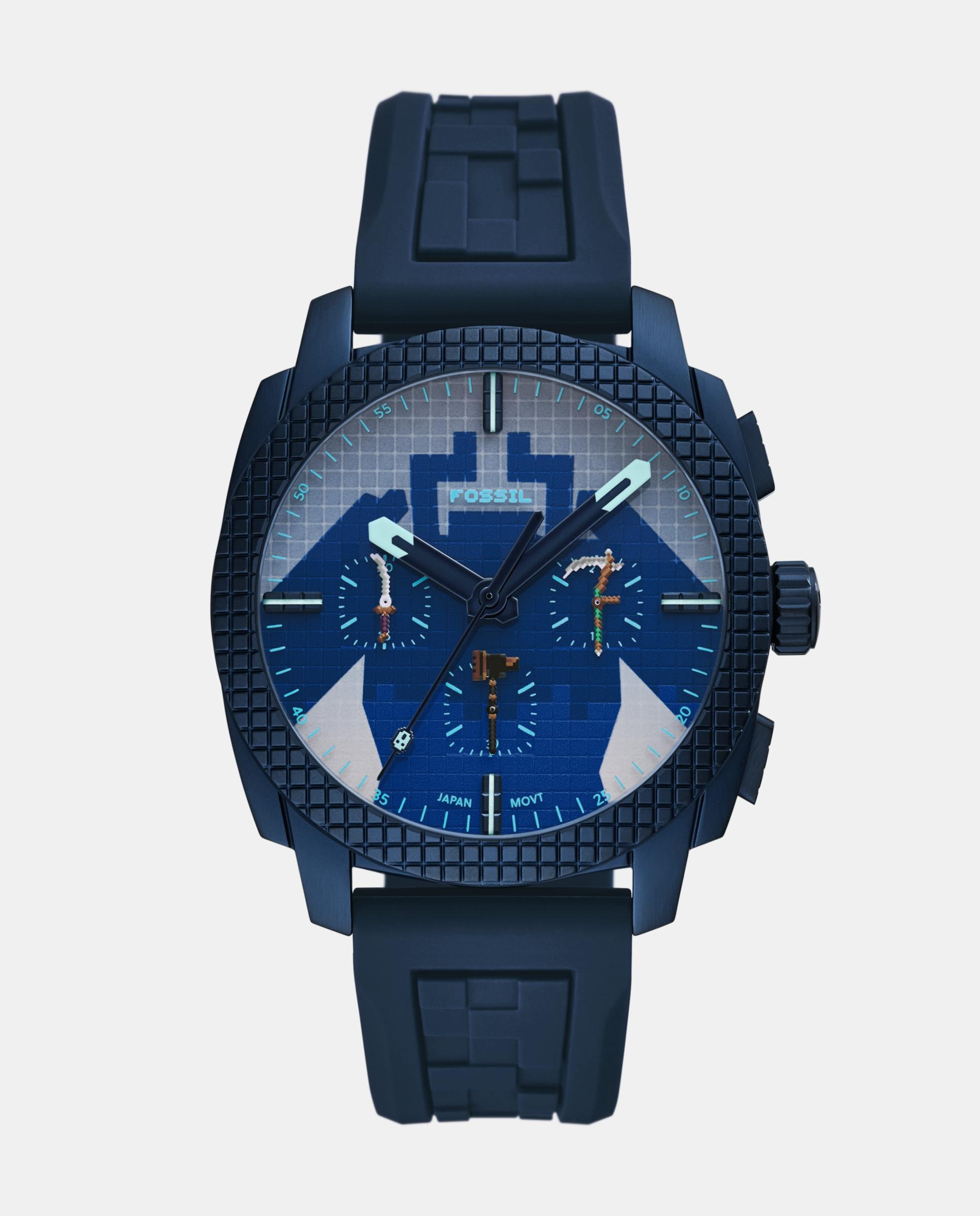 Imagen 0 de Reloj de hombre le1253 cronógrafo edición limitada minecraft Azul