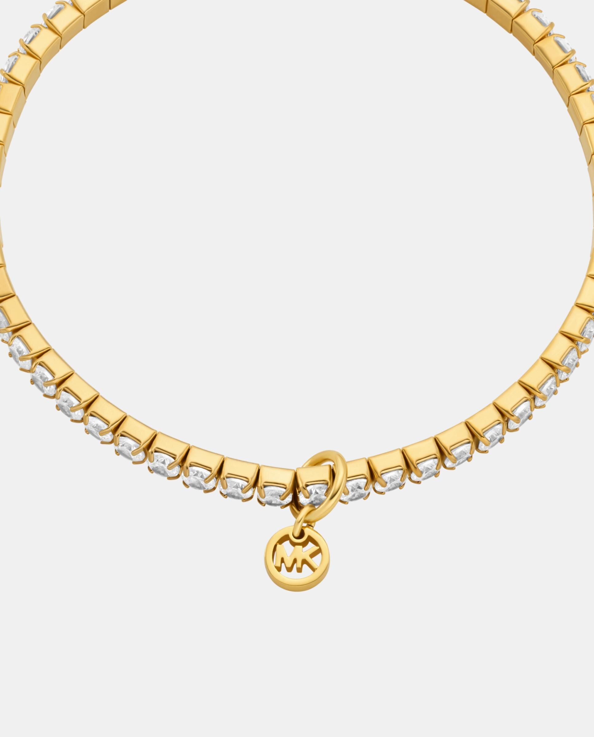 Pulsera de mujer de tenis elástica - Michael Kors - Dorado Dorado-2