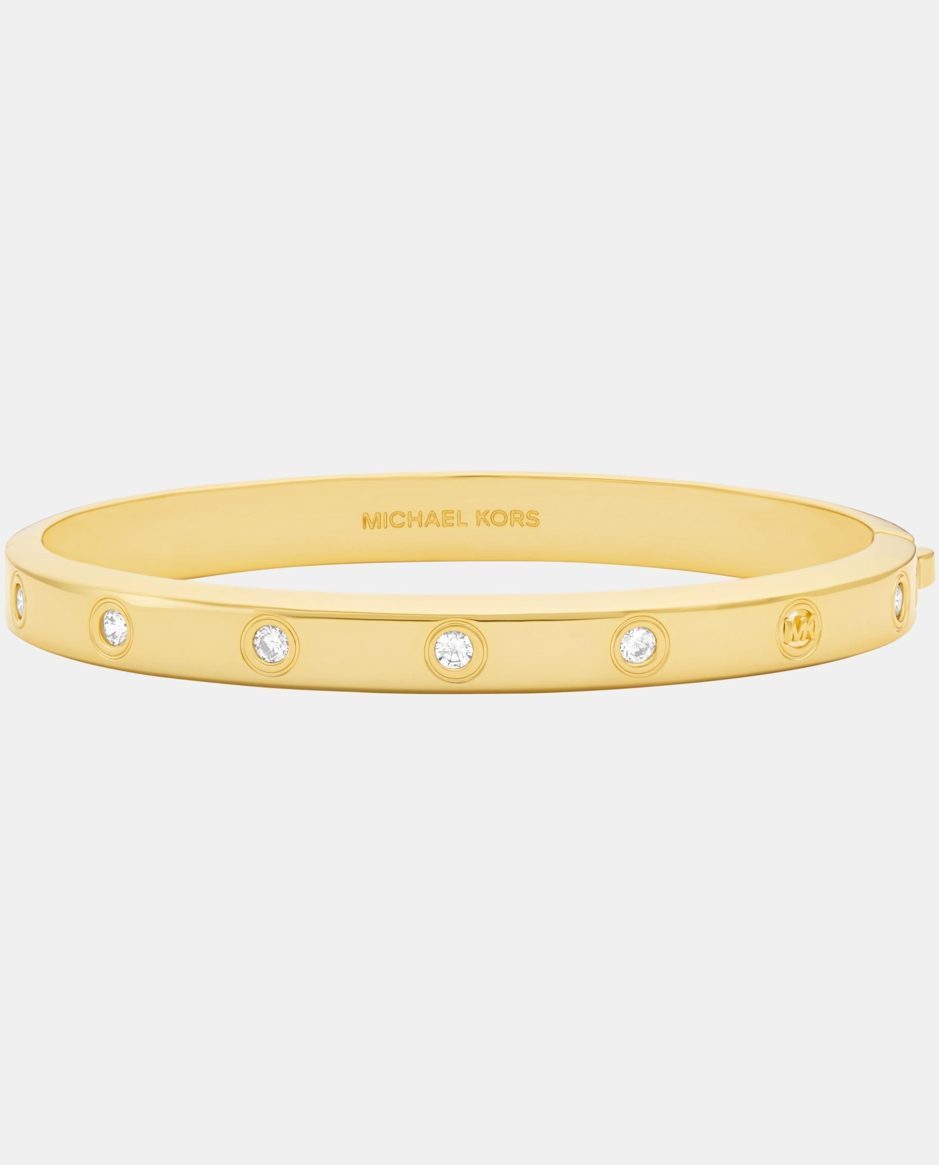 Pulsera de mujer tipo brazalete de estaciones con piedra - Michael Kors - Dorado Dorado-1