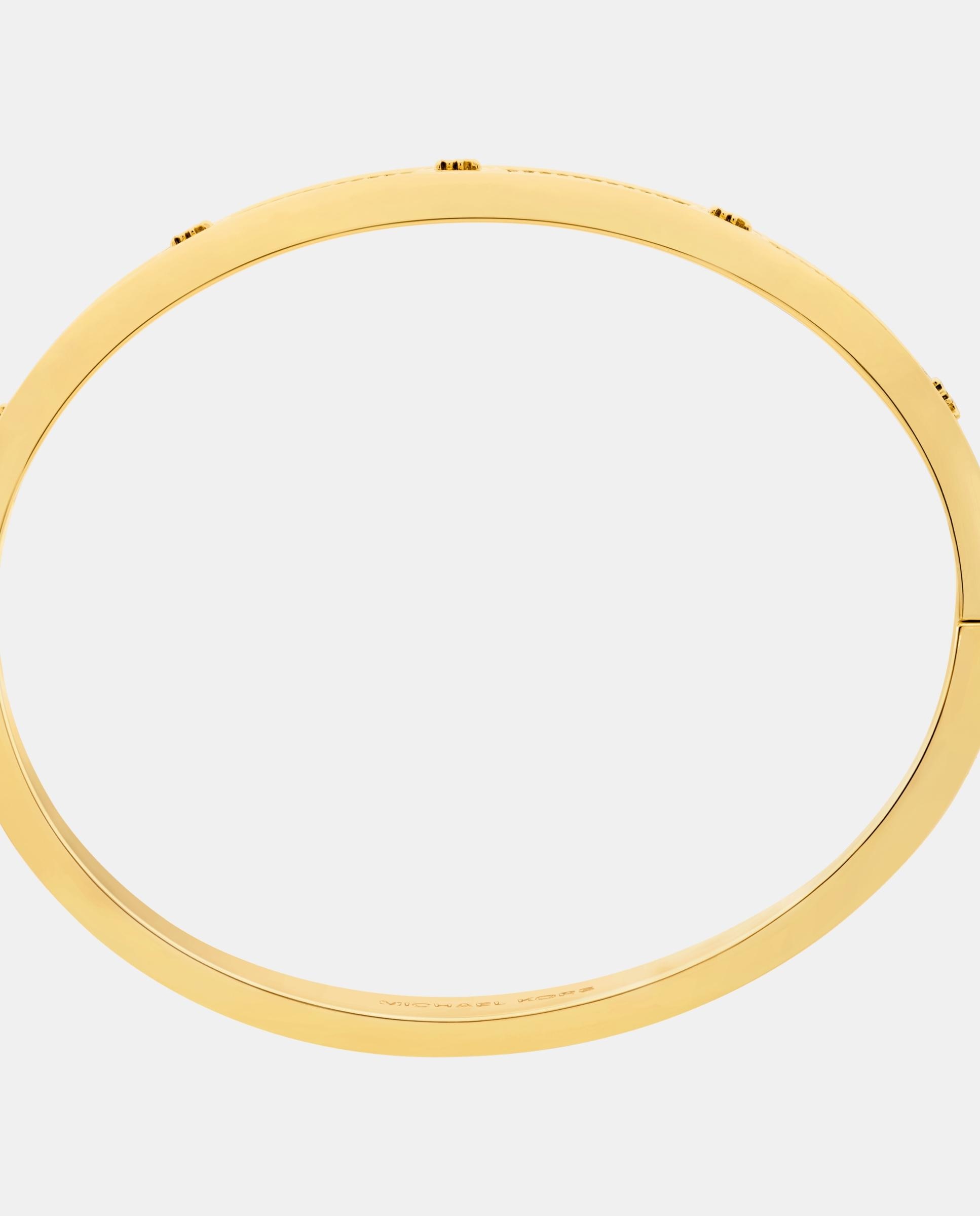 Pulsera de mujer tipo brazalete con logotipo de cristales - Michael Kors - Dorado Dorado-2