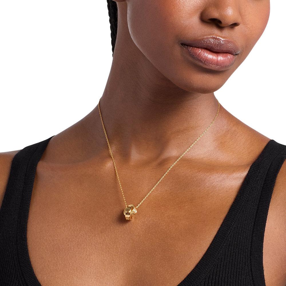 Imagen 3 de Collar de mujer premium mkj8654710 de latón y circonita cúbica - Michael Kors - Dorado Dorado