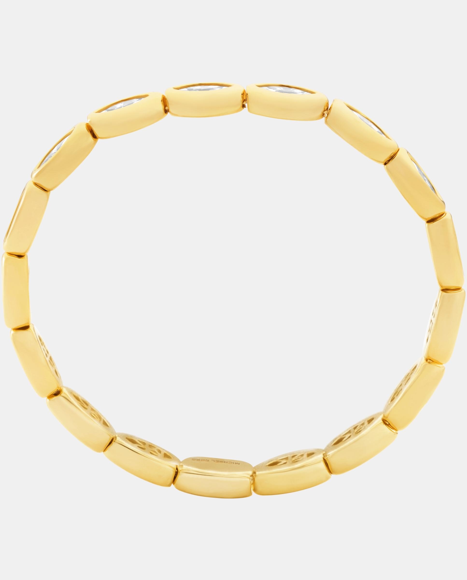 Pulsera tennis de mujer de tenis elástica con talla marquise - Michael Kors - Dorado Dorado-2