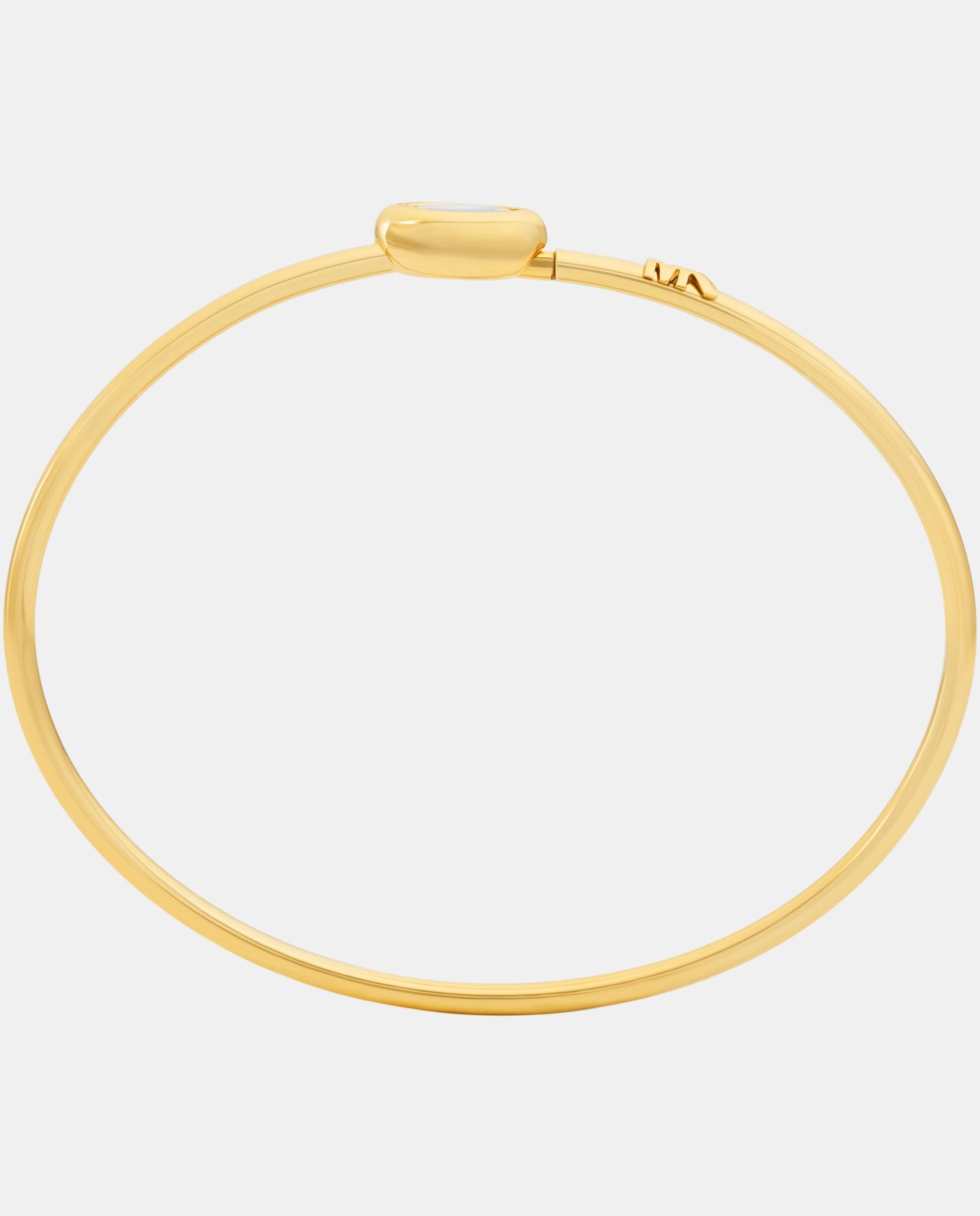 Pulsera de mujer tipo brazalete de alambre con talla marquise - Michael Kors - Dorado Dorado-2