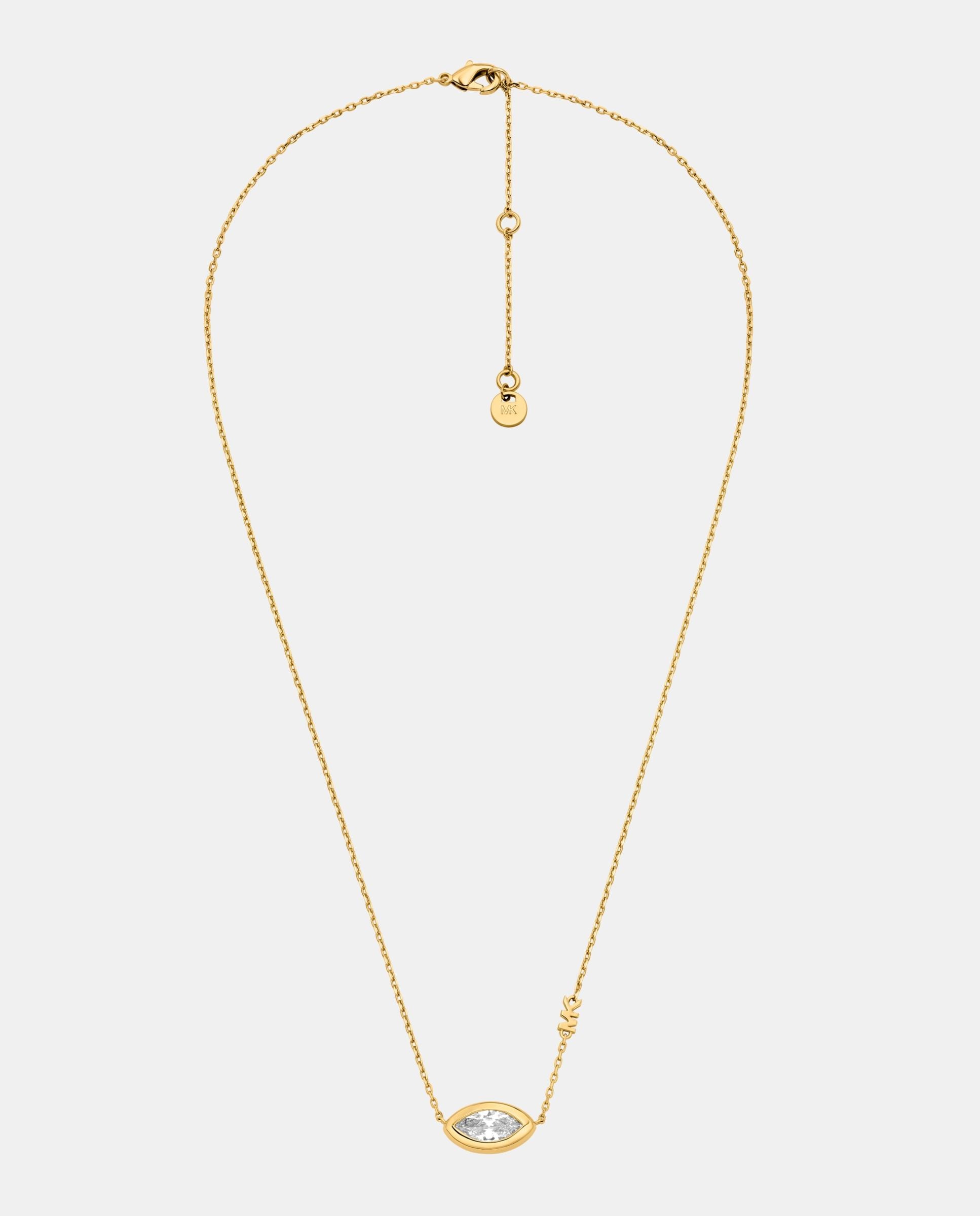 Collar de mujer con colgante de talla marquise - Michael Kors - Dorado Dorado-2