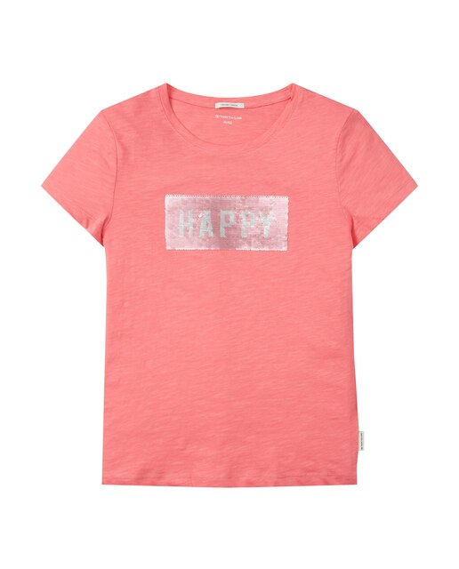 Camiseta Mujer Diseño Globos Voladores - 100% Algodón Flameado, Talla L Negra