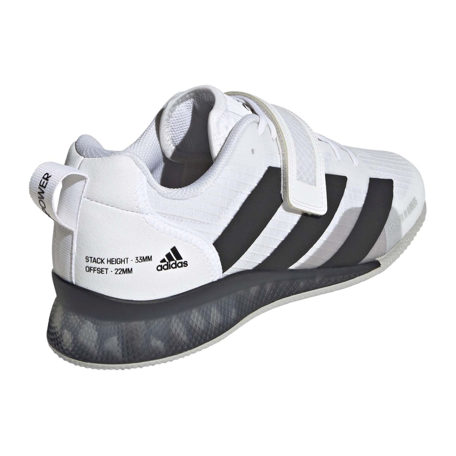 Zapatillas de halterofilia unisex ADIPOWER WEIGHTLIFTING III adidas - Blanco / Negro Blanco / Negro-5