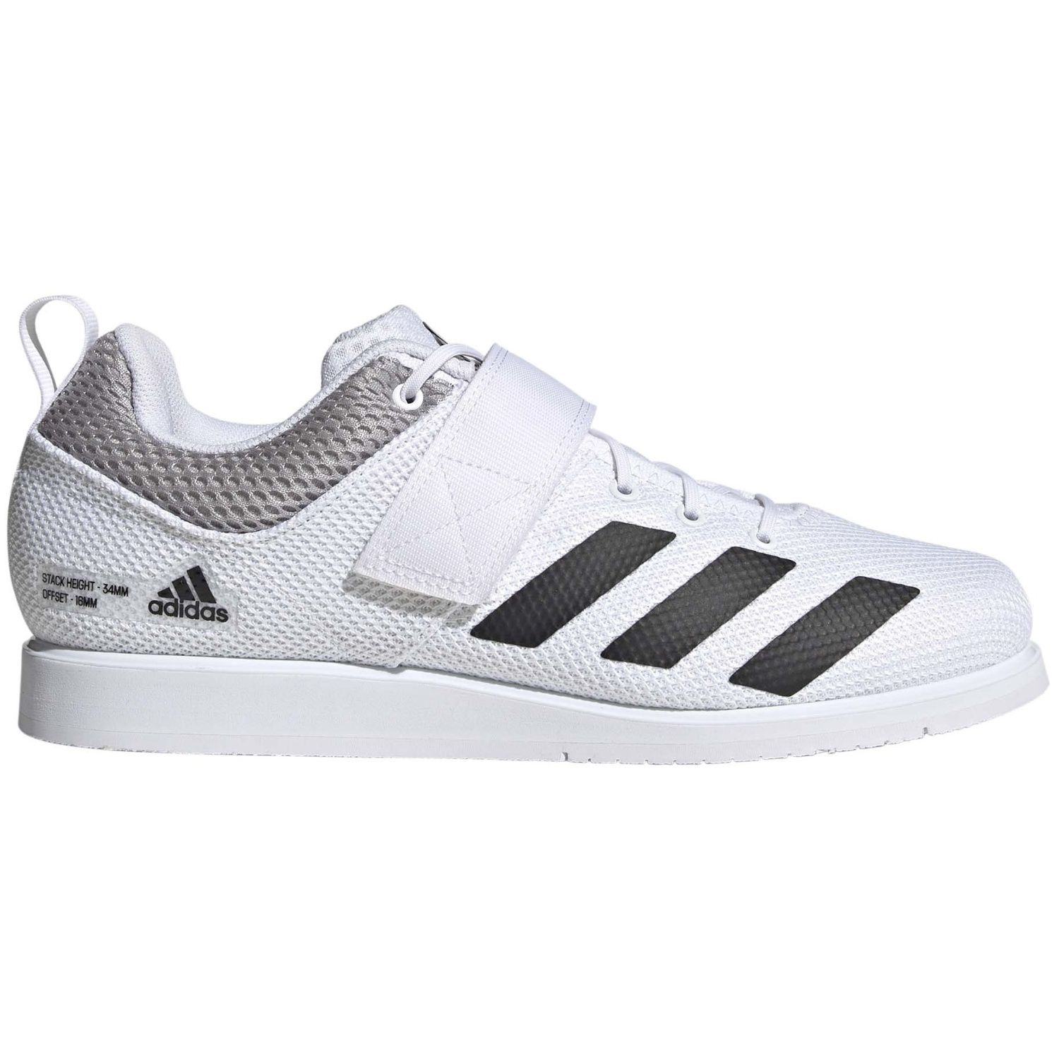 Zapatillas de halterofilia de hombre Powerlift 5 adidas - Blanco / Negro Blanco / Negro-1