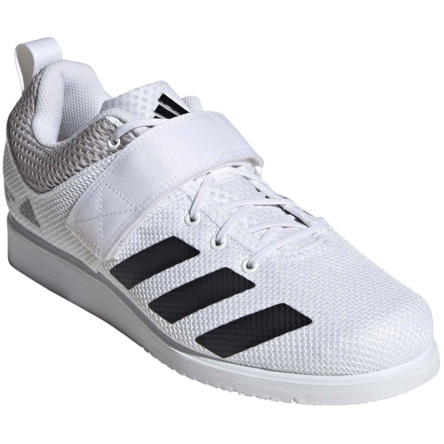 Zapatillas de halterofilia de hombre Powerlift 5 adidas - Blanco / Negro Blanco / Negro-4