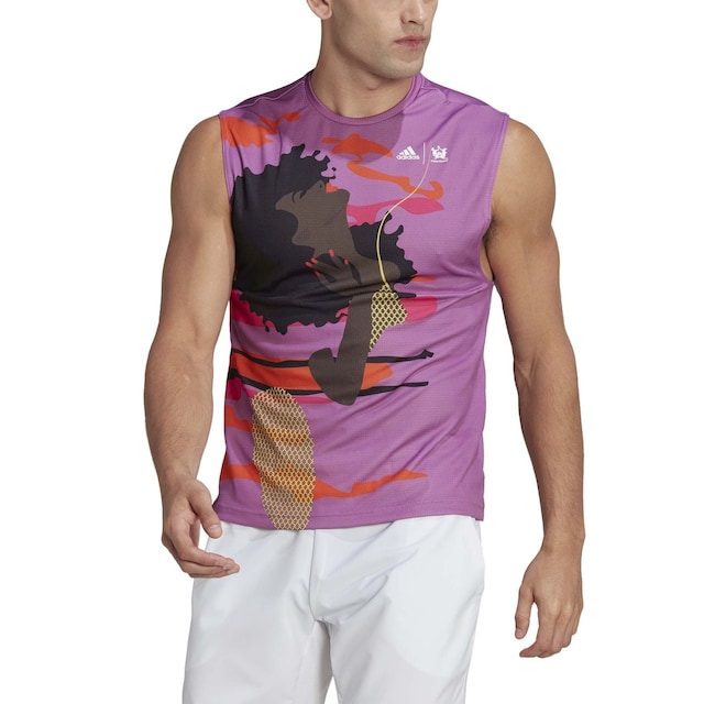 Imagen 0 de Camiseta de tenis de hombre NY UNITEFIT adidas