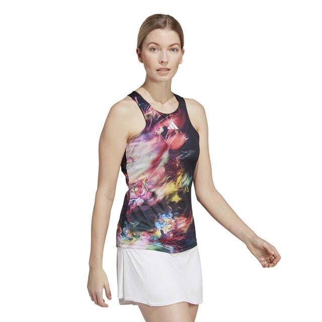 Imagen 0 de Camiseta de tenis de mujer MEL Y adidas