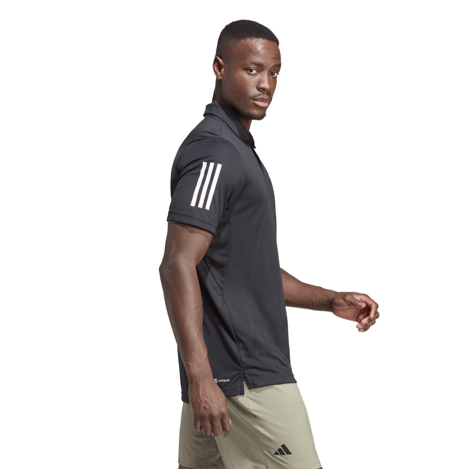Imagen 3 de Polo de tenis y pádel de hombre CLUB 3STR adidas - Negro Negro