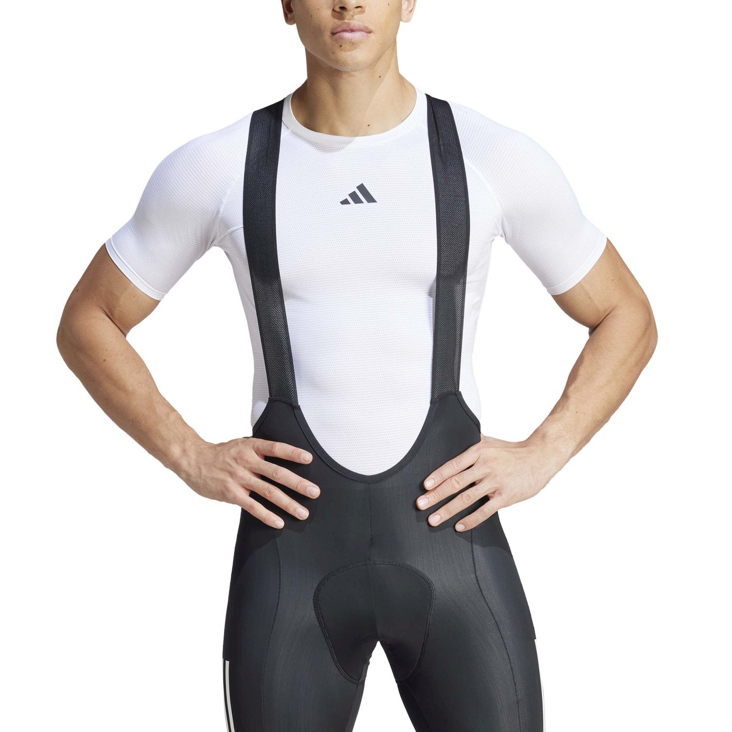 T-shirt de Ciclismo The Baselayer Adidas Branco-3