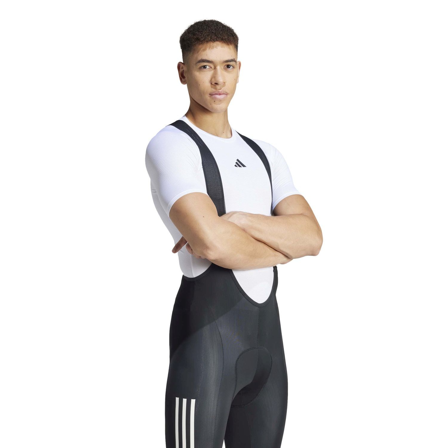 T-shirt de Ciclismo The Baselayer Adidas Branco-4