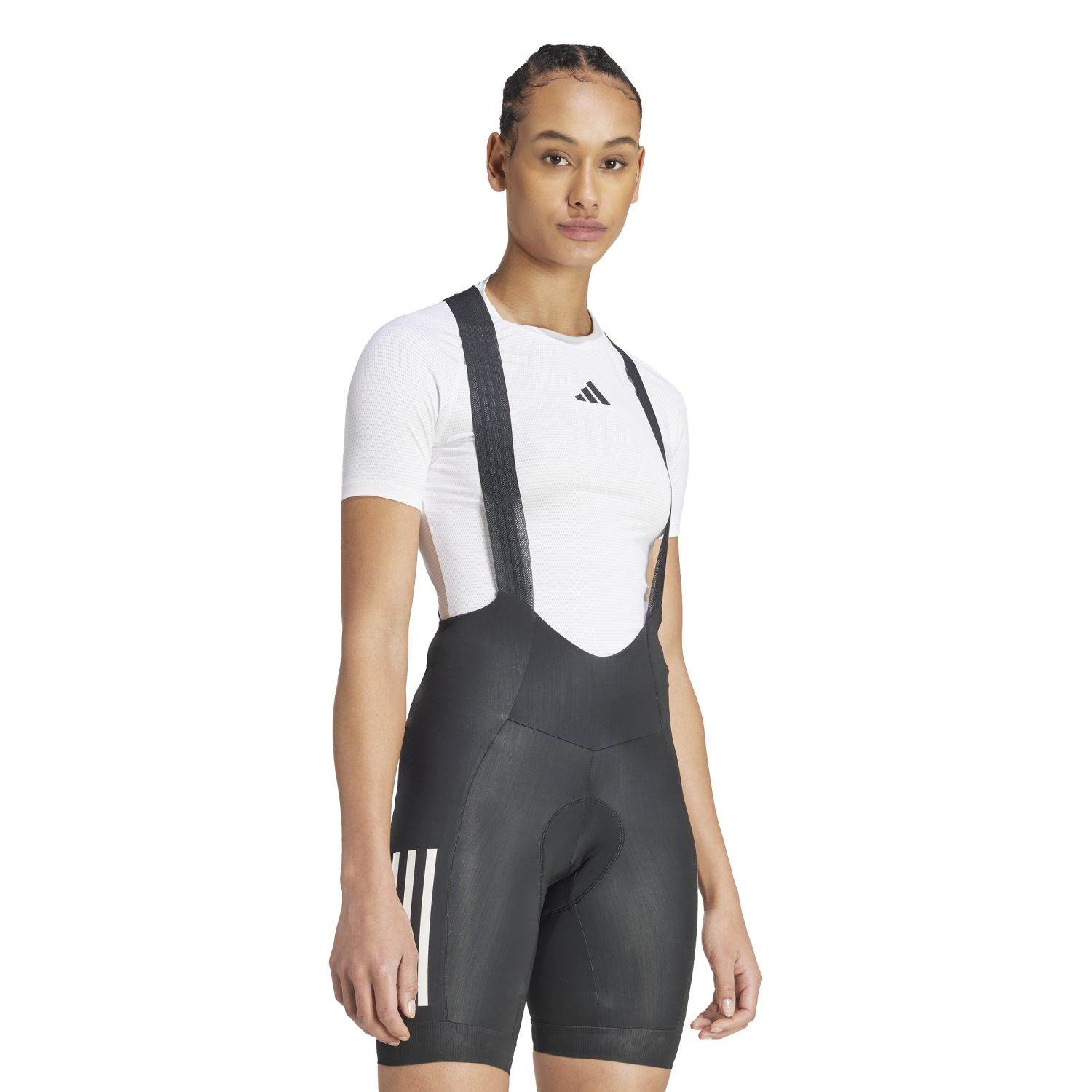 T-shirt de Ciclismo The Baselayer Adidas Branco-4