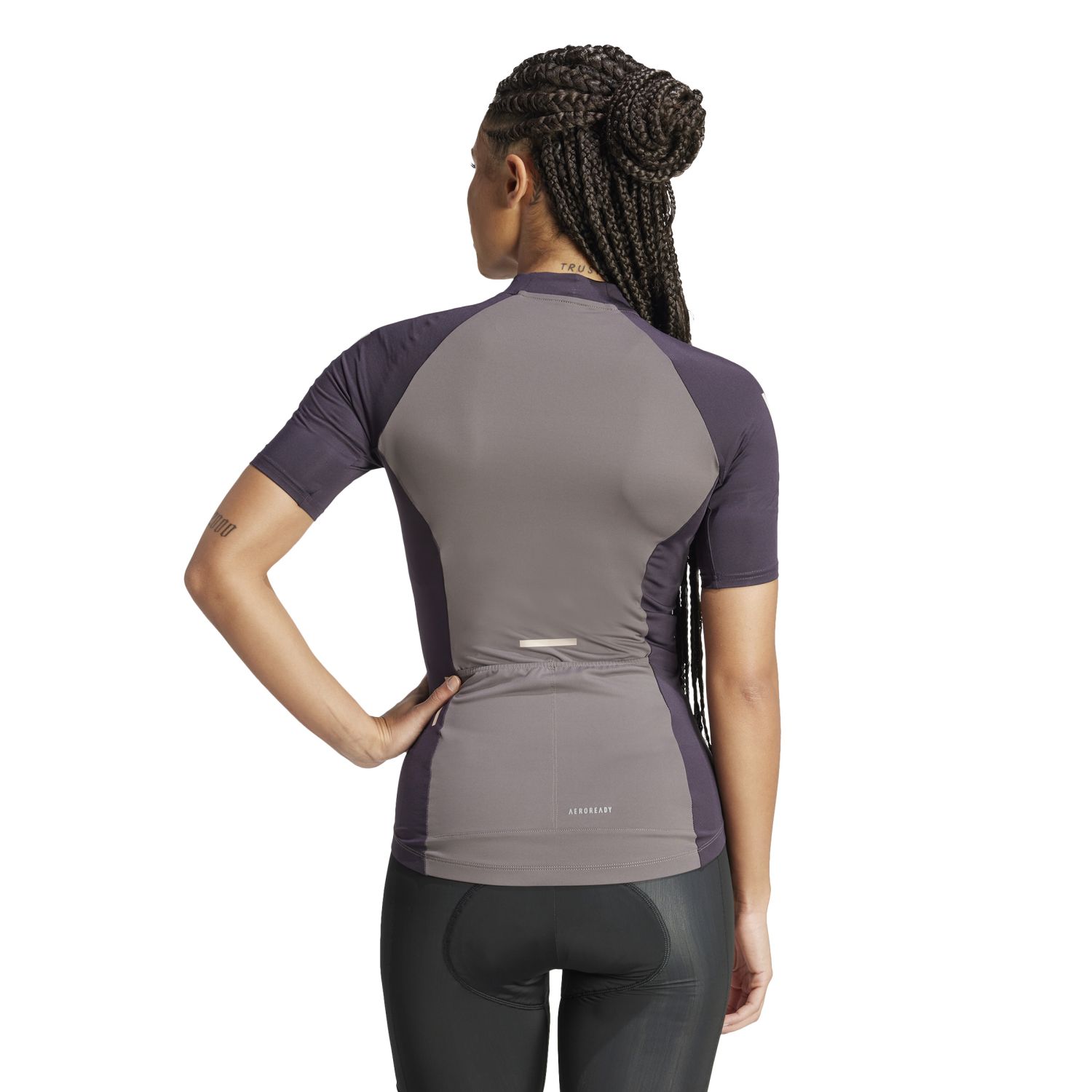 Maillot de Ciclismo Essentials 3-stripes Adidas Cinzento-3