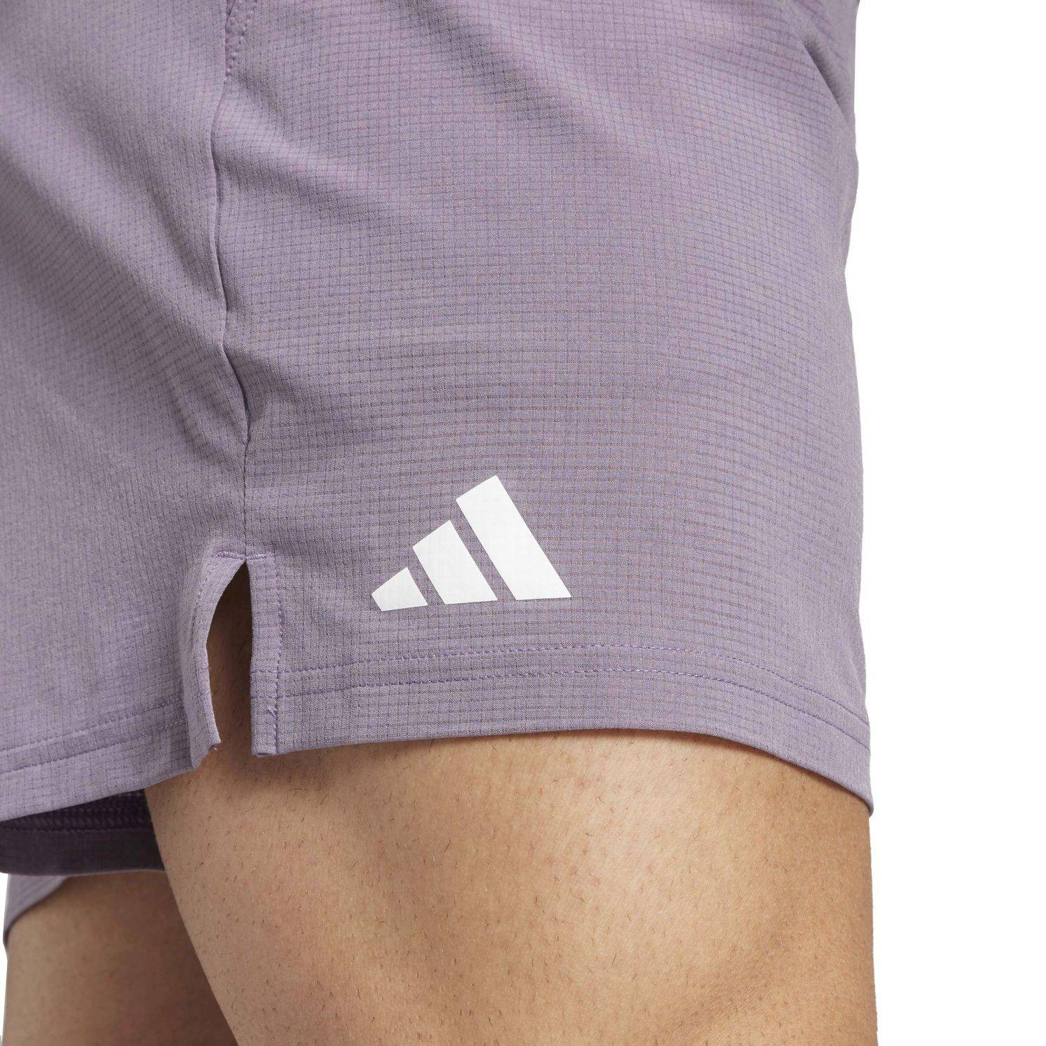 Pantalón corto de tenis de hombre ERGO 2 adidas - Lila Lila-4