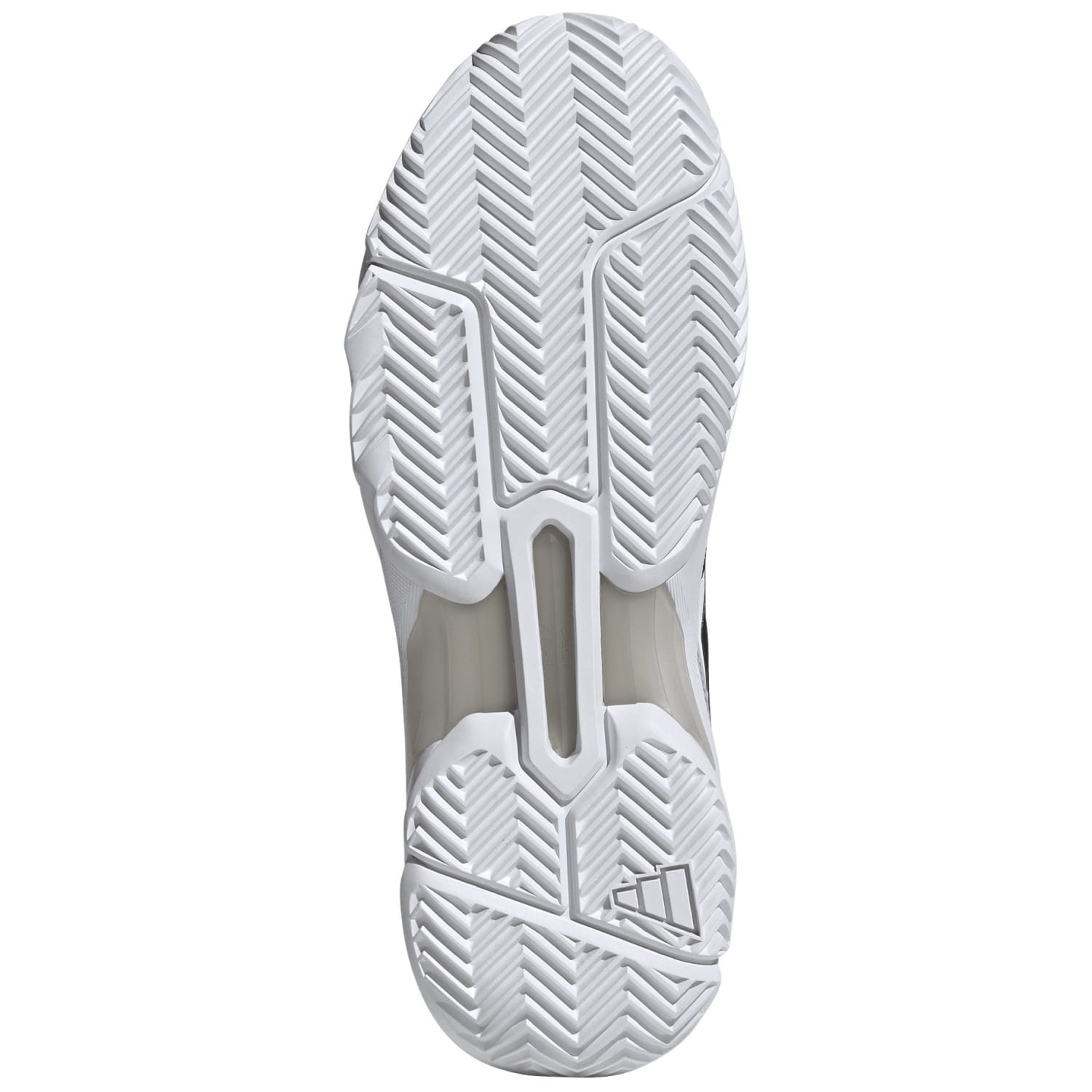 Zapatillas de tenis de hombre COURTJAM CONTROL adidas - Blanco / Negro Blanco / Negro-2